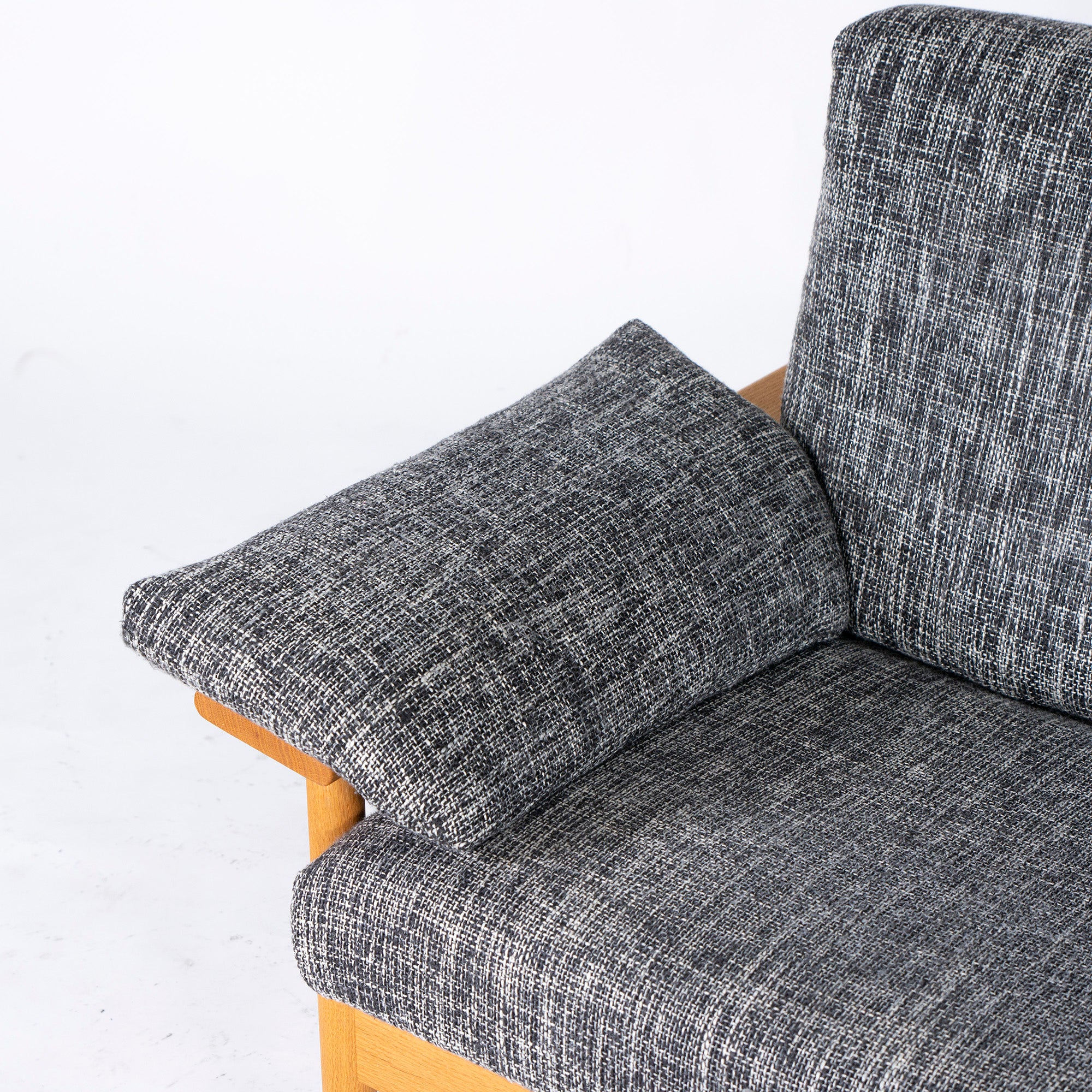 Kashiwa Mokko Sofa KASHIWA BE STYLE Bee Style Bee Sofa 2P Solid Oak Wood Frame Nordic Japanese Modern Natural