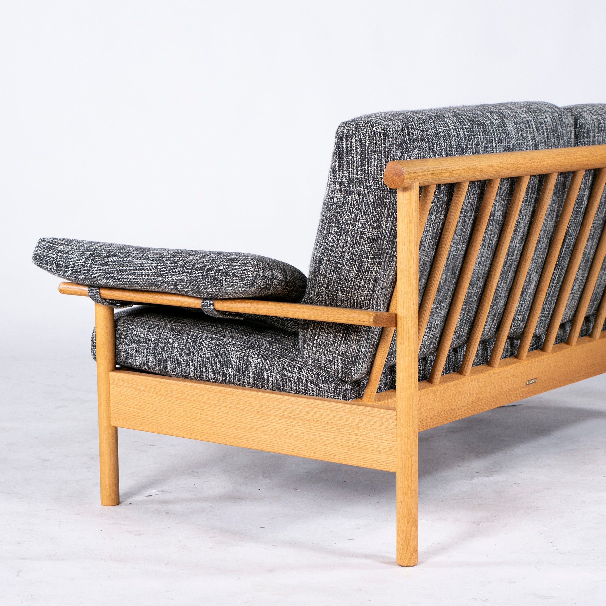 Kashiwa Mokko Sofa KASHIWA BE STYLE Bee Style Bee Sofa 2P Solid Oak Wood Frame Nordic Japanese Modern Natural