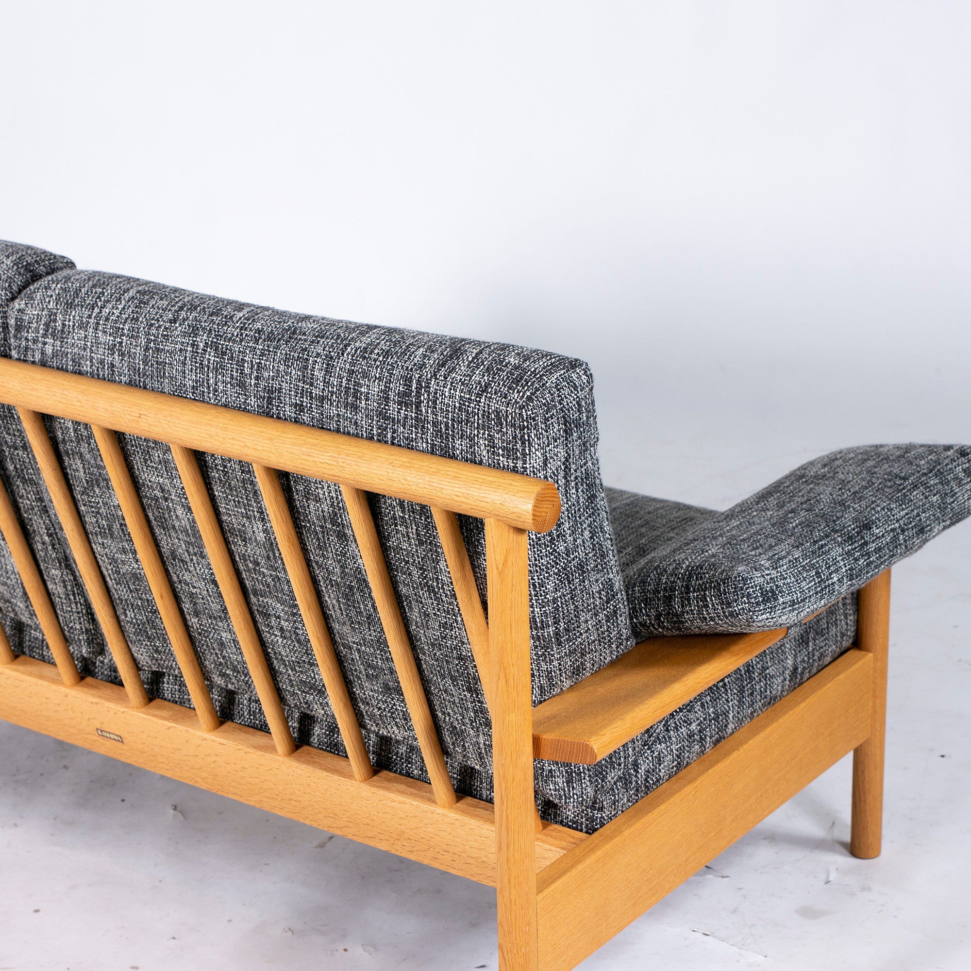 Kashiwa Mokko Sofa KASHIWA BE STYLE Bee Style Bee Sofa 2P Solid Oak Wood Frame Nordic Japanese Modern Natural