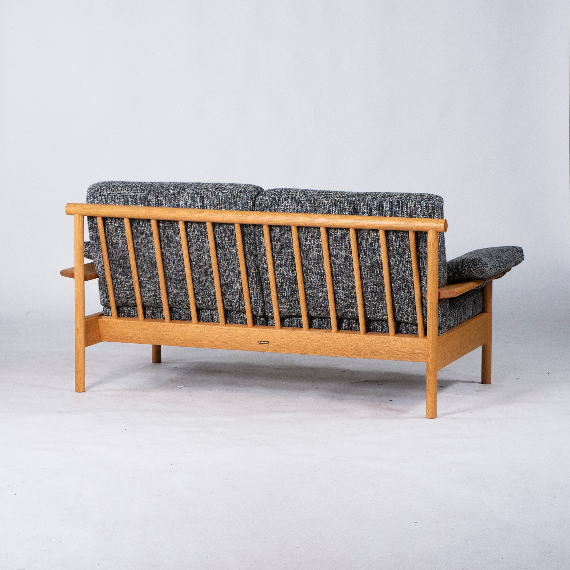 Kashiwa Mokko Sofa KASHIWA BE STYLE Bee Style Bee Sofa 2P Solid Oak Wood Frame Nordic Japanese Modern Natural