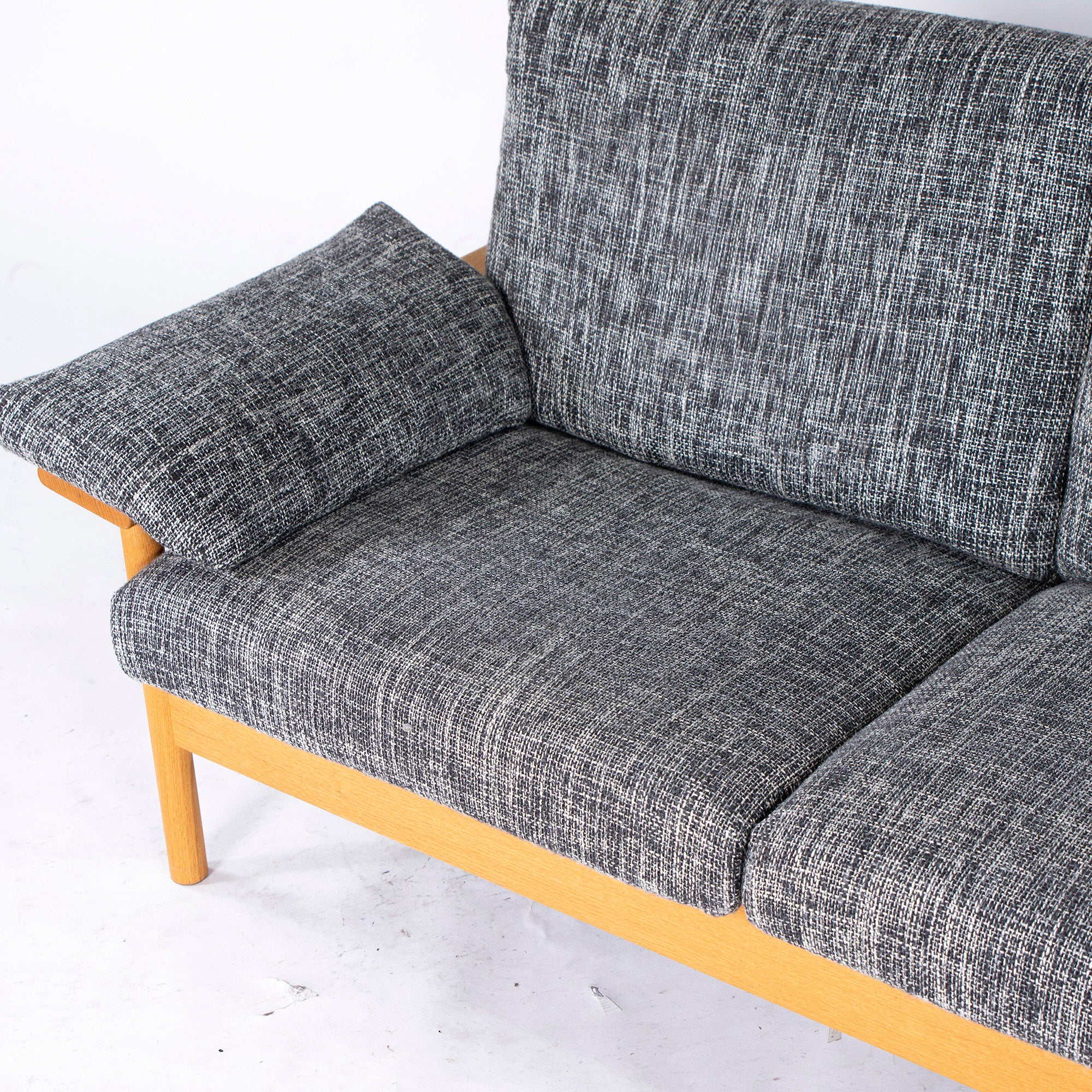 Kashiwa Mokko Sofa KASHIWA BE STYLE Bee Style Bee Sofa 2P Solid Oak Wood Frame Nordic Japanese Modern Natural
