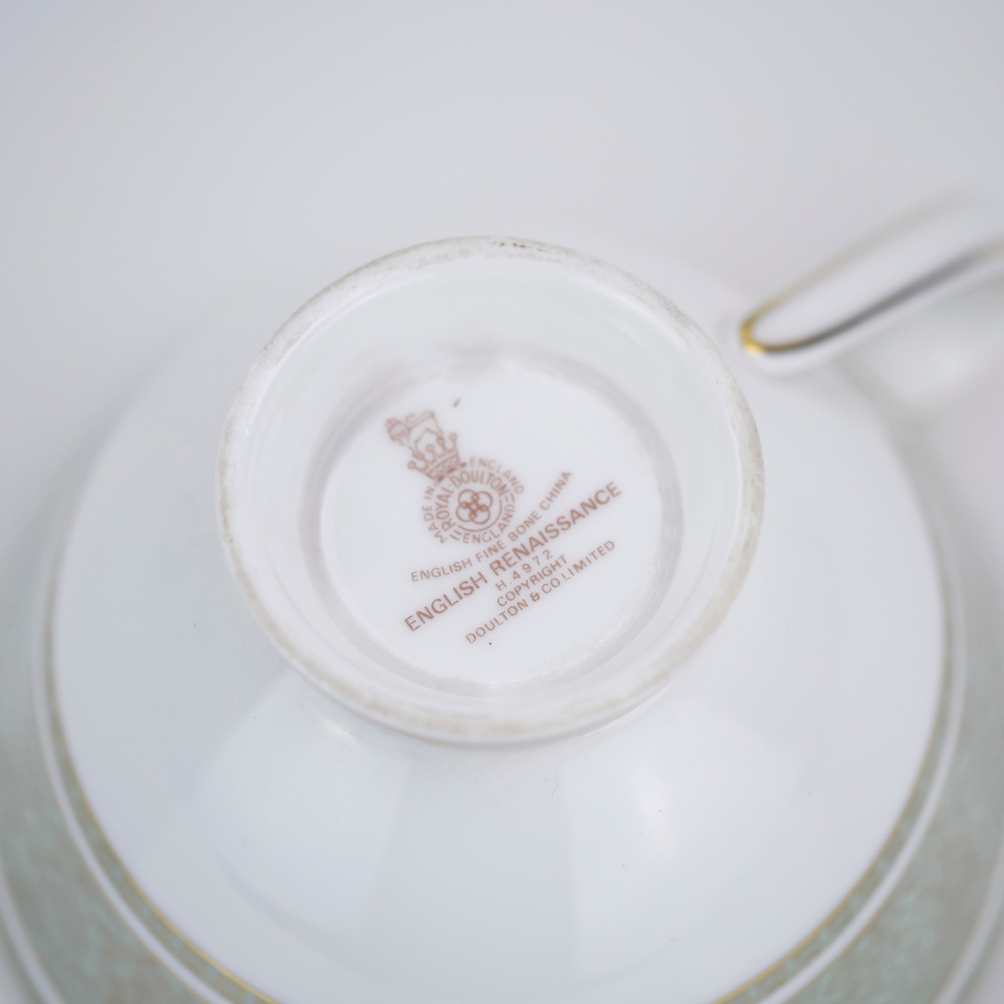 ロイヤルドルトン イングリッシュルネッサンス ROYAL DOULTON ENGLISH RENAISSANCE ティーカップ&ソーサー 5客セット 廃盤品