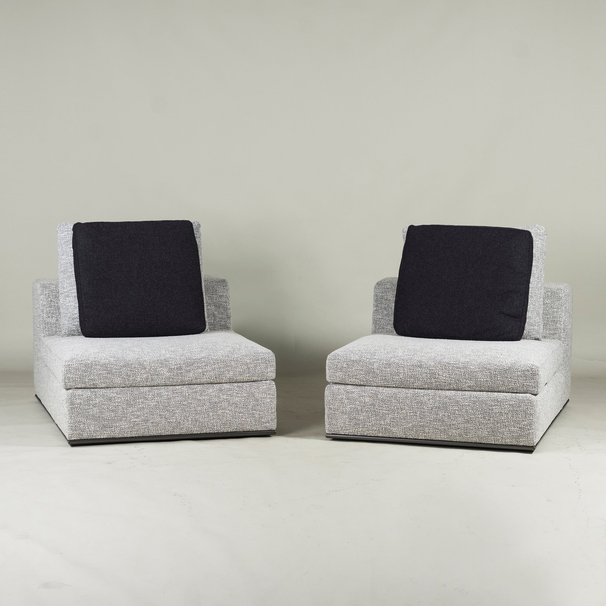 erba sofa Italy Erba Italia Via Monte Napoleone armless sofa 1P 2-piece set Feather blend Modern