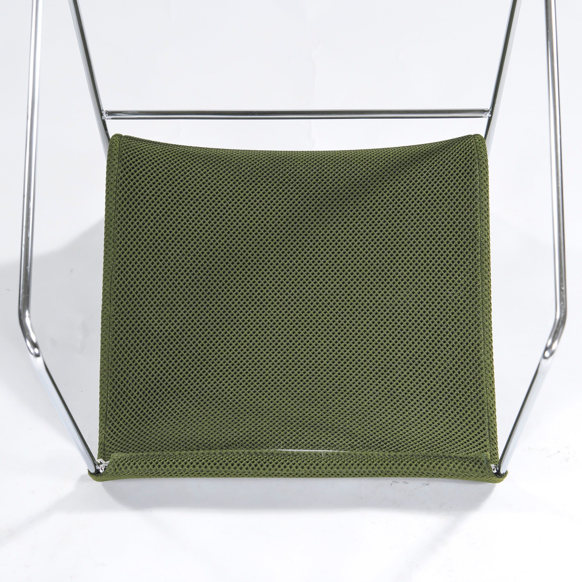 Stacking chair, Cassina Ixsey handling, Liv'it, misfit, set of 2, green, made in Italy, dining chair