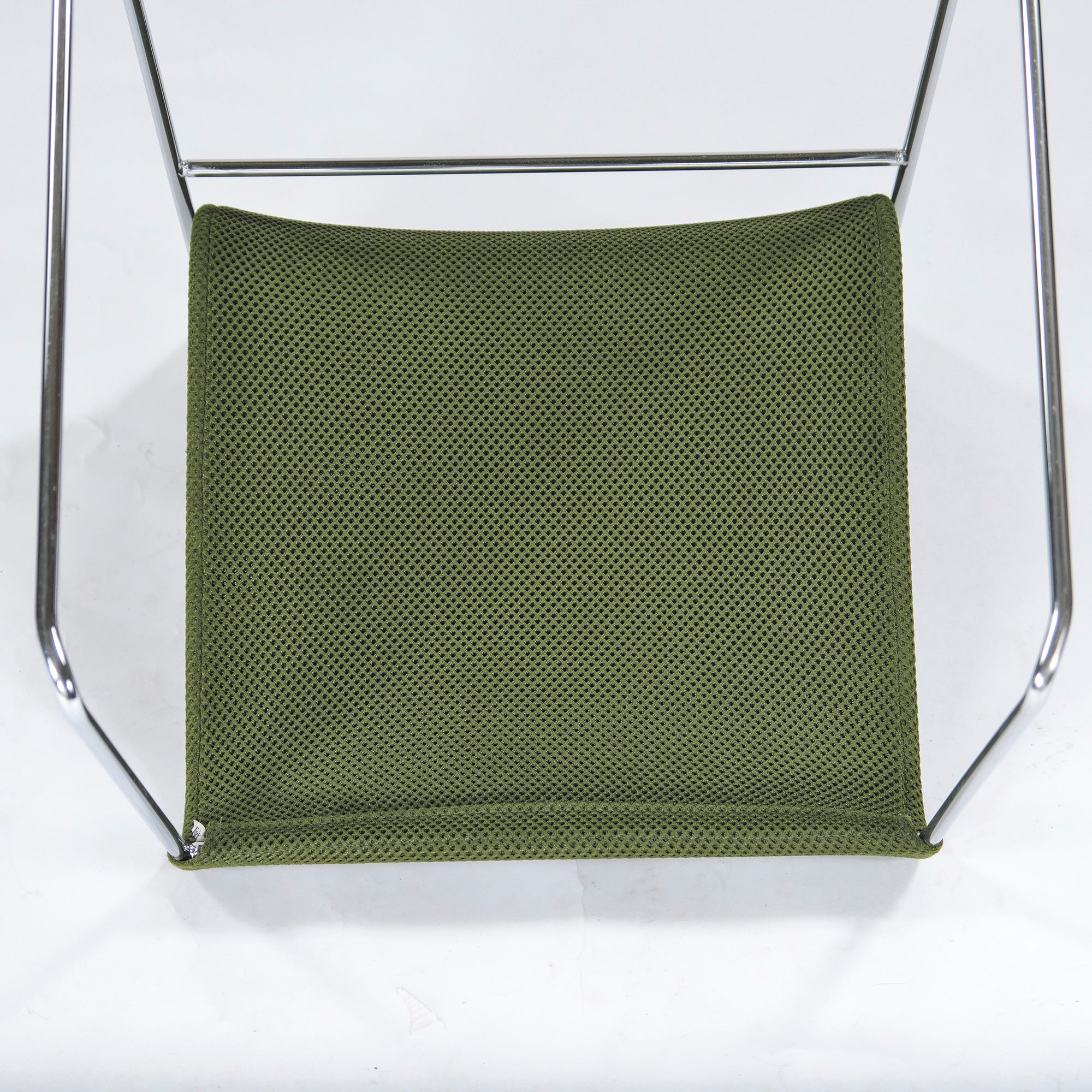 Stacking chair, Cassina Ixsey handling, Liv'it, misfit, set of 2, green, made in Italy, dining chair