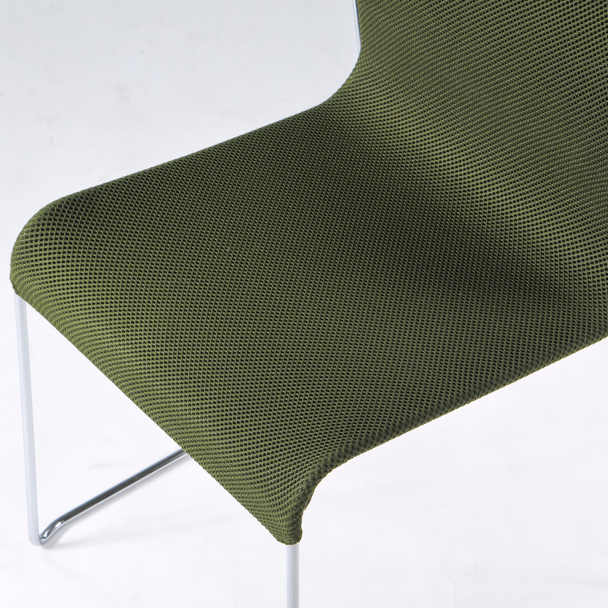 Stacking chair, Cassina Ixsey handling, Liv'it, misfit, set of 2, green, made in Italy, dining chair