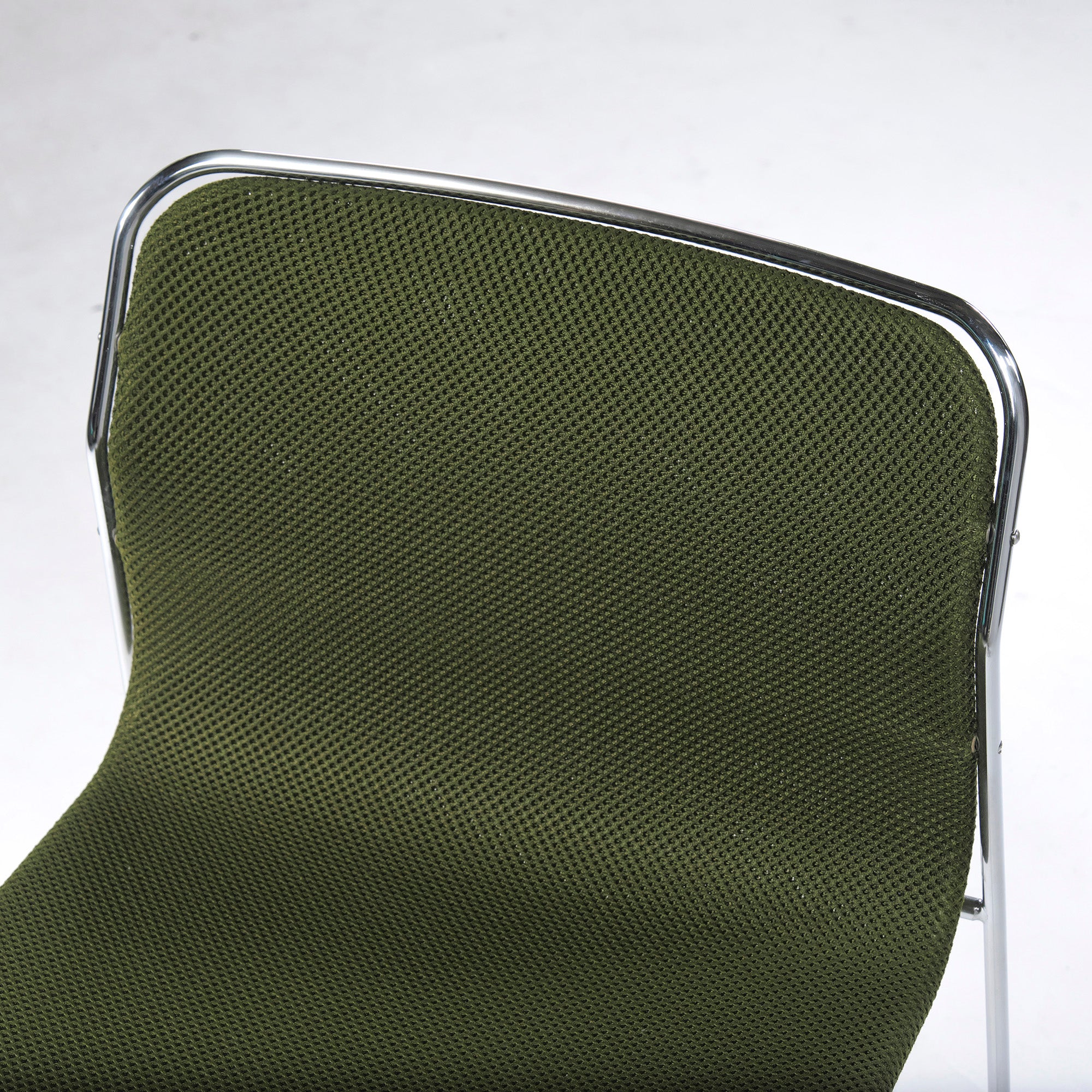 Stacking chair, Cassina Ixsey handling, Liv'it, misfit, set of 2, green, made in Italy, dining chair