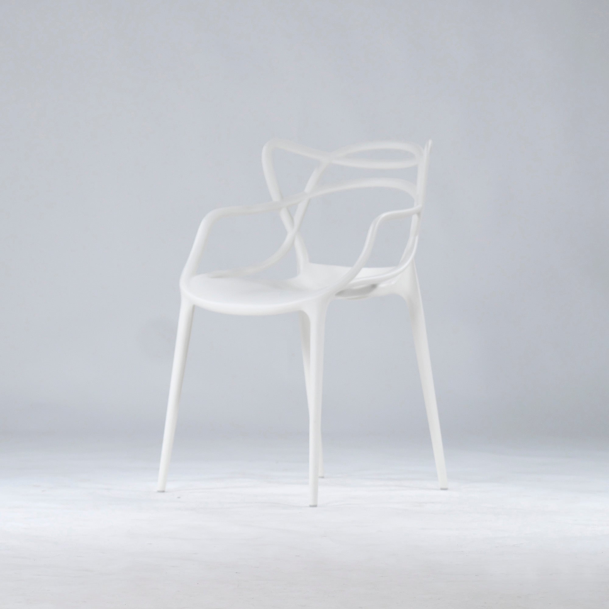 カルテル ダイニングチェア Kartell MASTERS マスターズチェア ホワイト(2) イタリアモダン フィリップスタルク