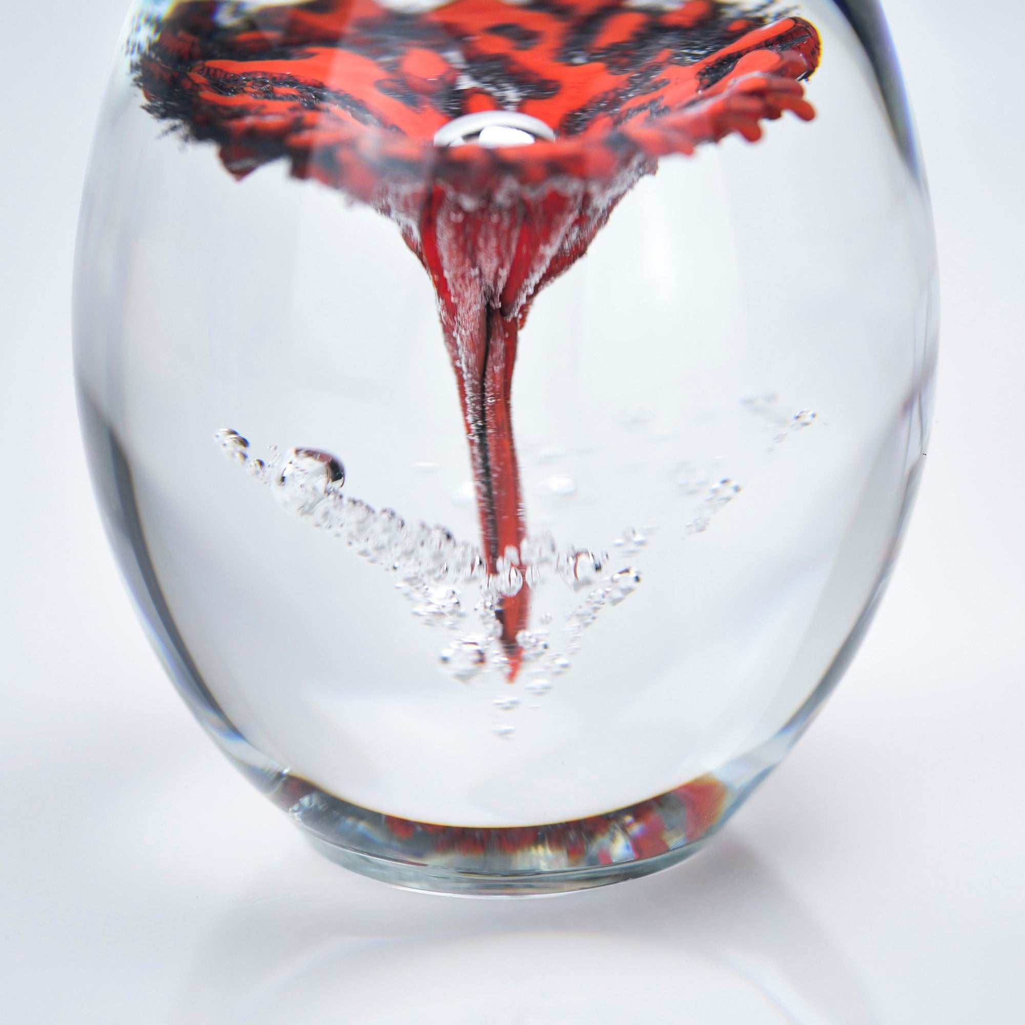 Daum Crystal Flower Paperweight