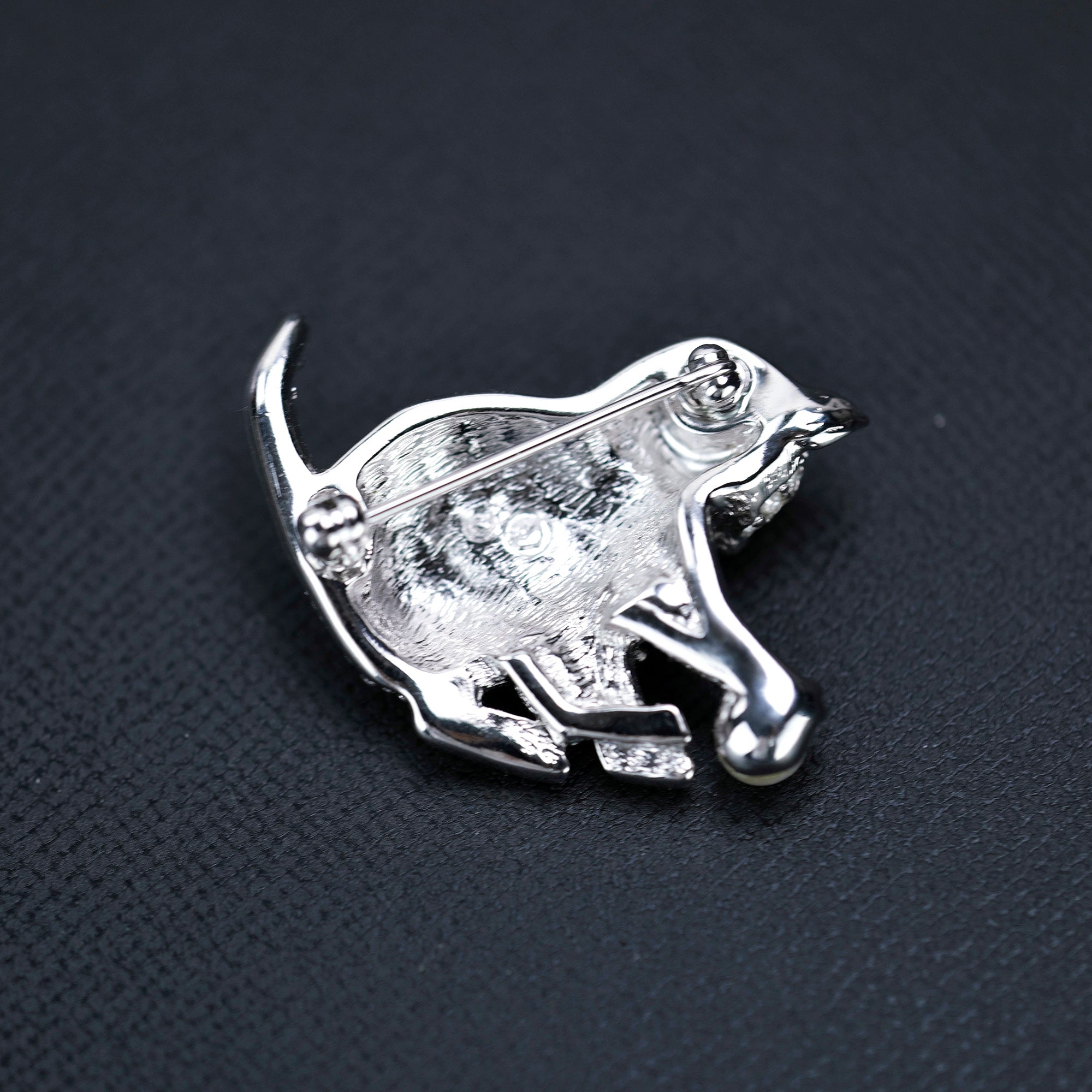 SWAROVSKI Crystal Glass Accessories Brooch Kitten