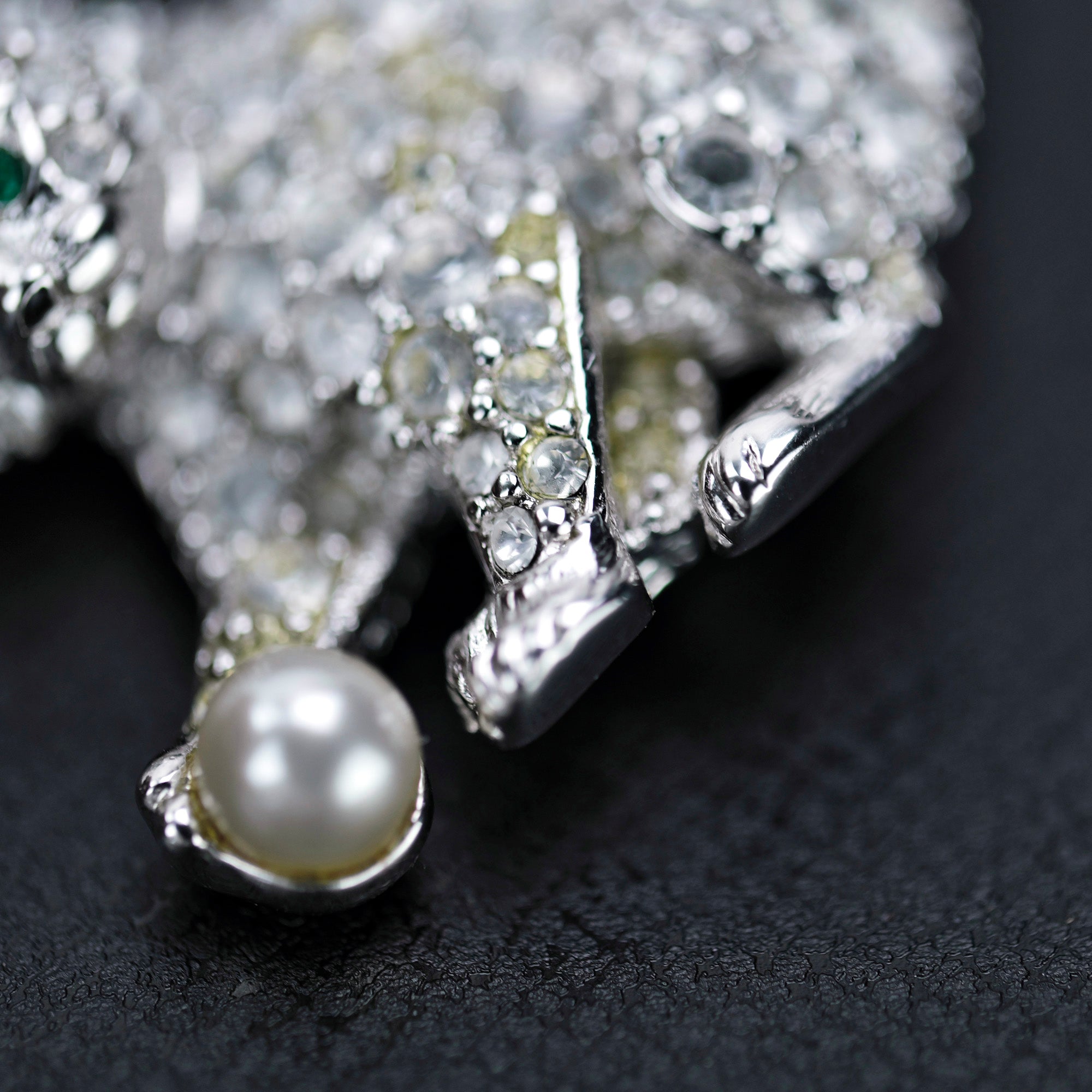 SWAROVSKI Crystal Glass Accessories Brooch Kitten