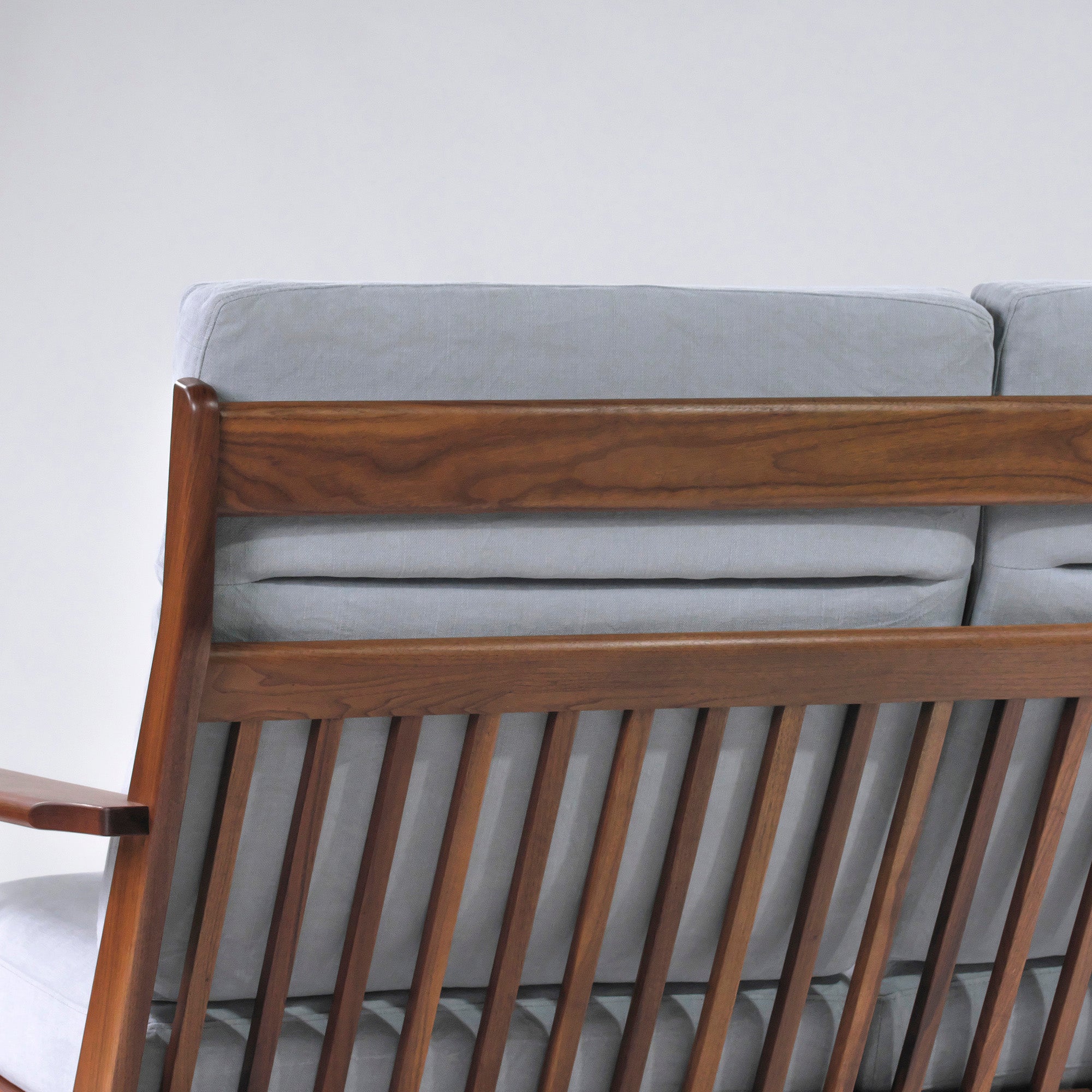 BRUNCH SO-0061 High-back sofa 2.5P Solid walnut Oil finish Nordic Natural modern