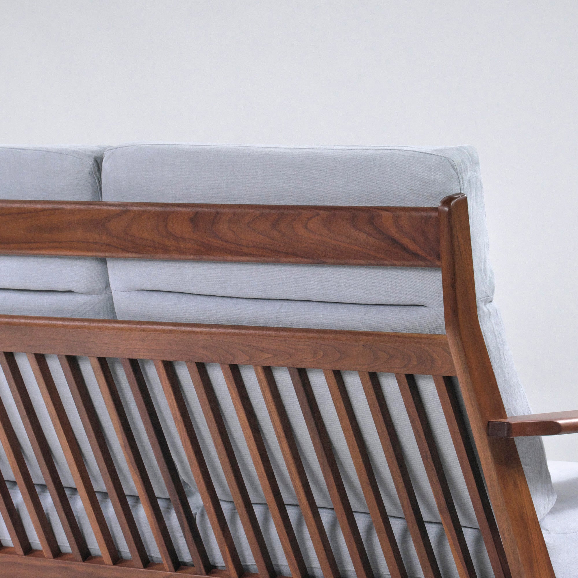 BRUNCH SO-0061 High-back sofa 2.5P Solid walnut Oil finish Nordic Natural modern