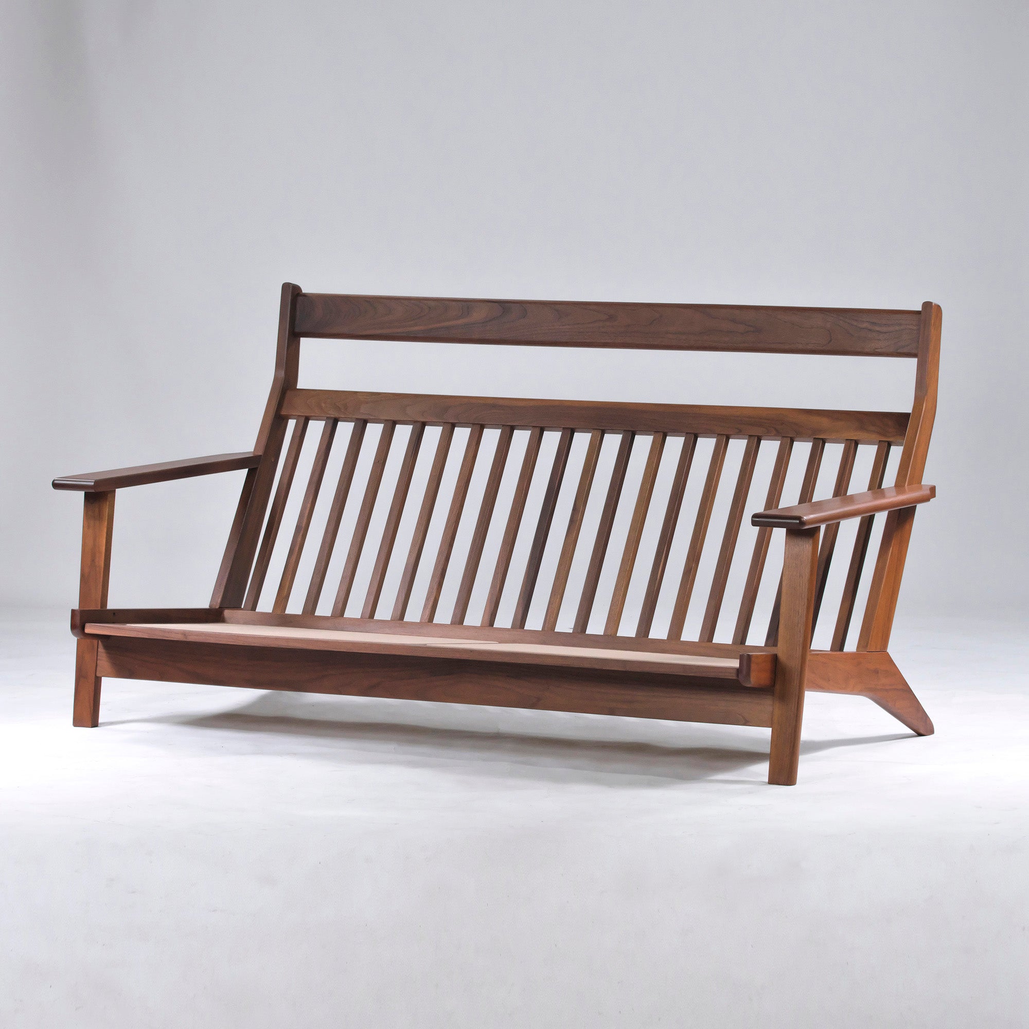 BRUNCH SO-0061 High-back sofa 2.5P Solid walnut Oil finish Nordic Natural modern