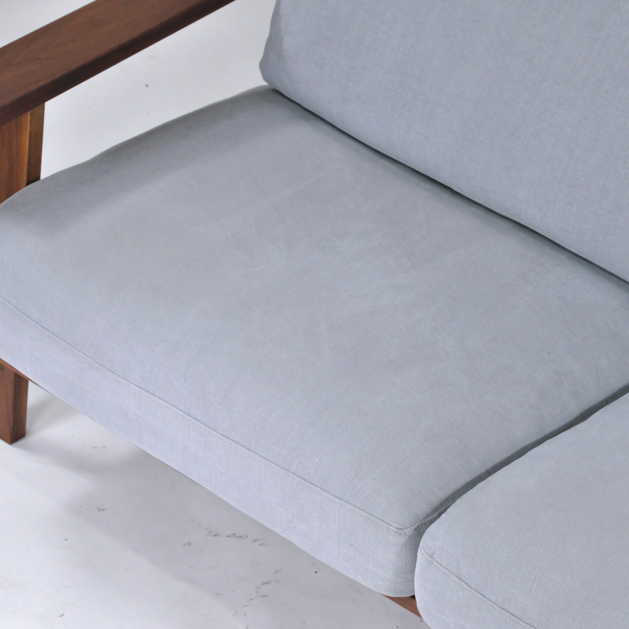 BRUNCH SO-0061 High-back sofa 2.5P Solid walnut Oil finish Nordic Natural modern