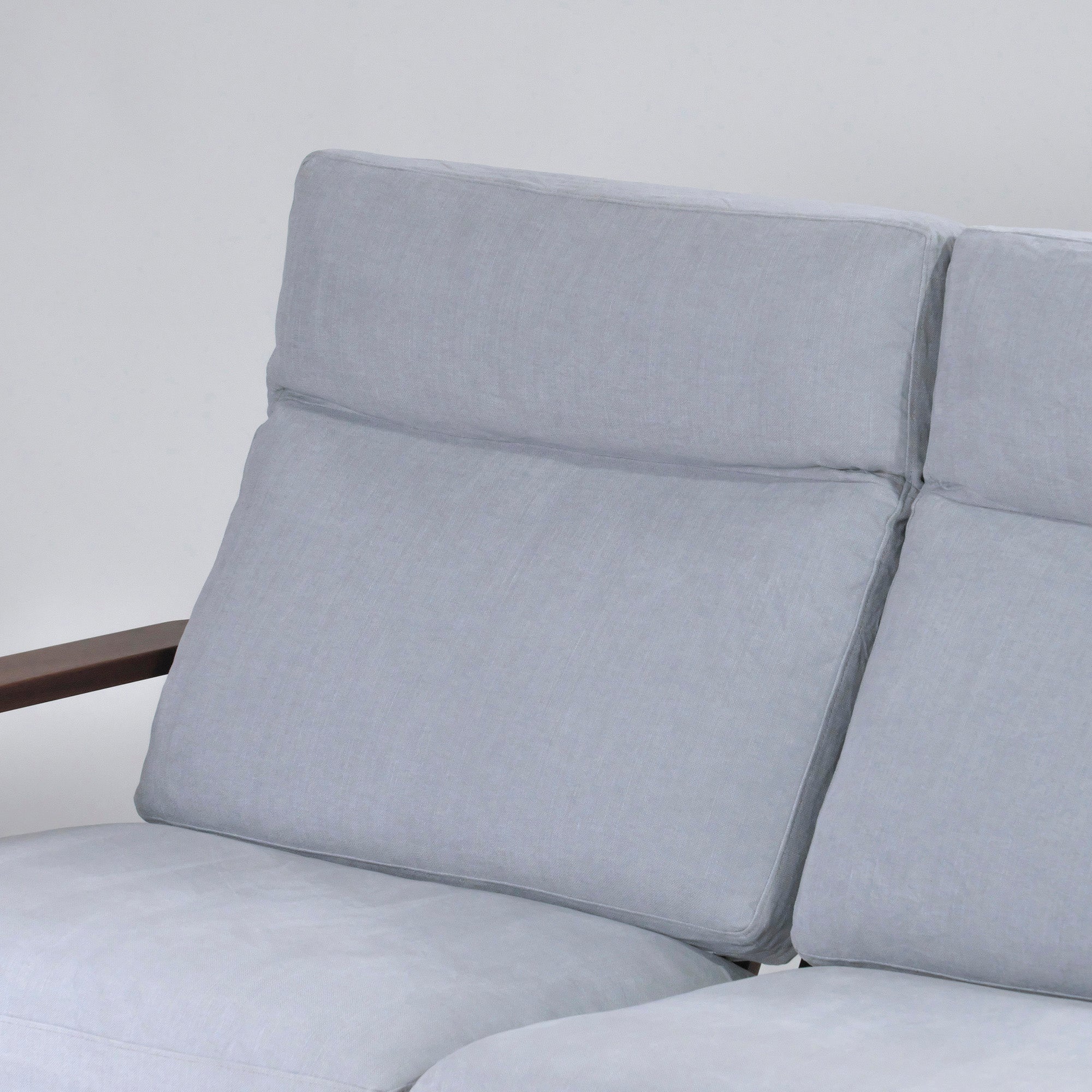 BRUNCH SO-0061 High-back sofa 2.5P Solid walnut Oil finish Nordic Natural modern