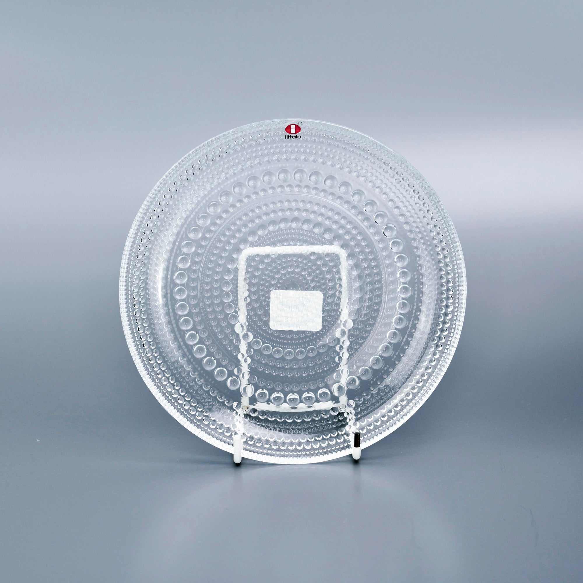 Iittala Kastehelmi 17cm Plates, Clear, Set of 4, Good Condition