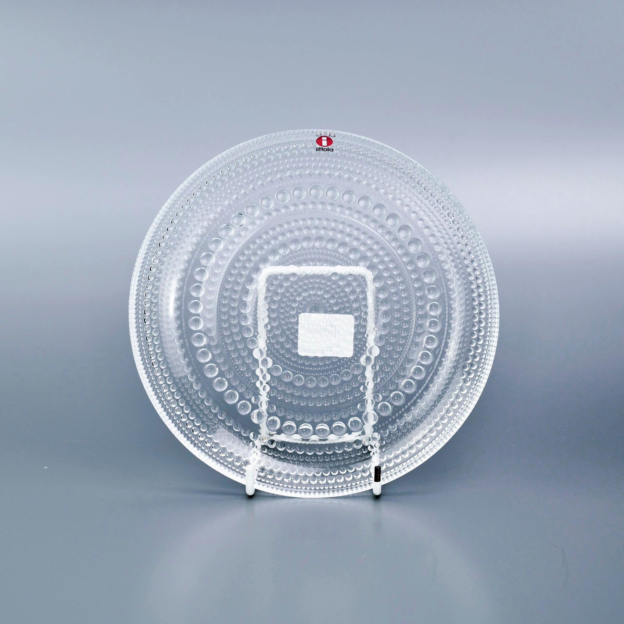 Iittala Kastehelmi 17cm Plates, Clear, Set of 4, Good Condition