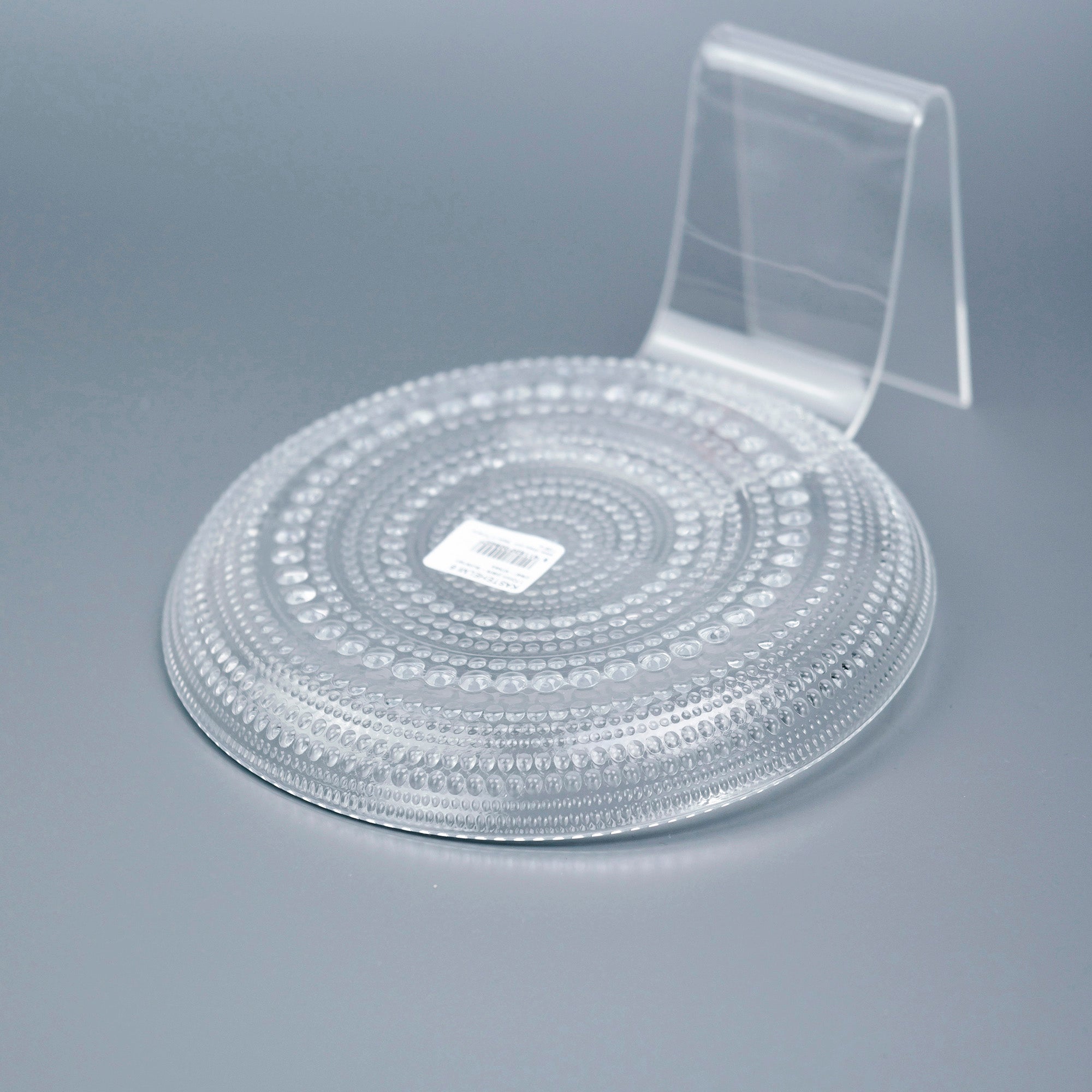 Iittala Kastehelmi 17cm Plates, Clear, Set of 4, Good Condition