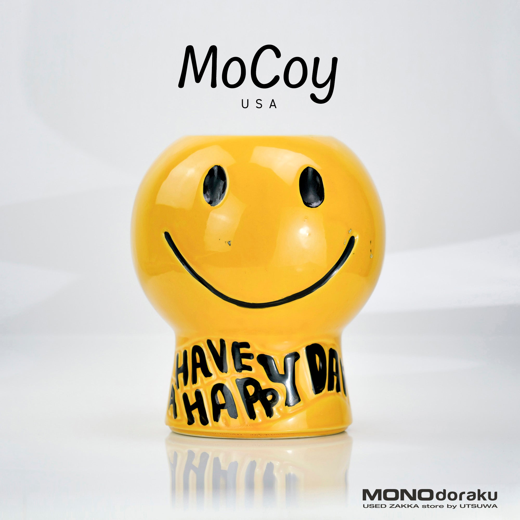 Smiley Face Cookie Jar McCoy USA 1970s (2)