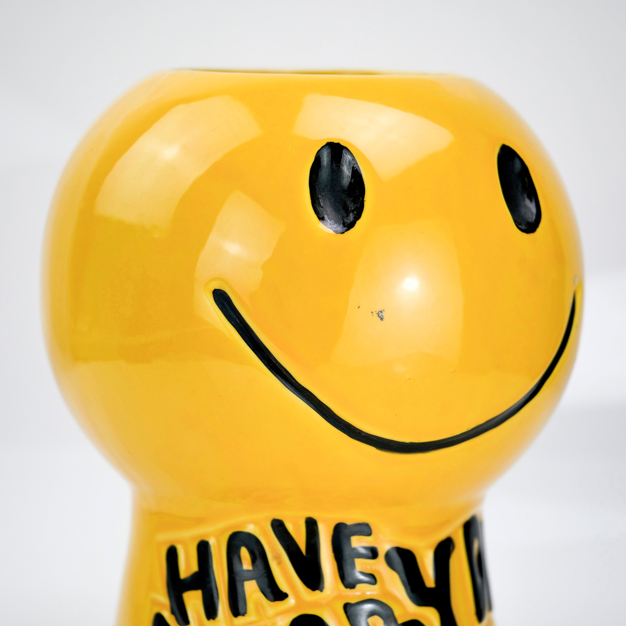 Smiley Face Cookie Jar McCoy USA 1970s (2)