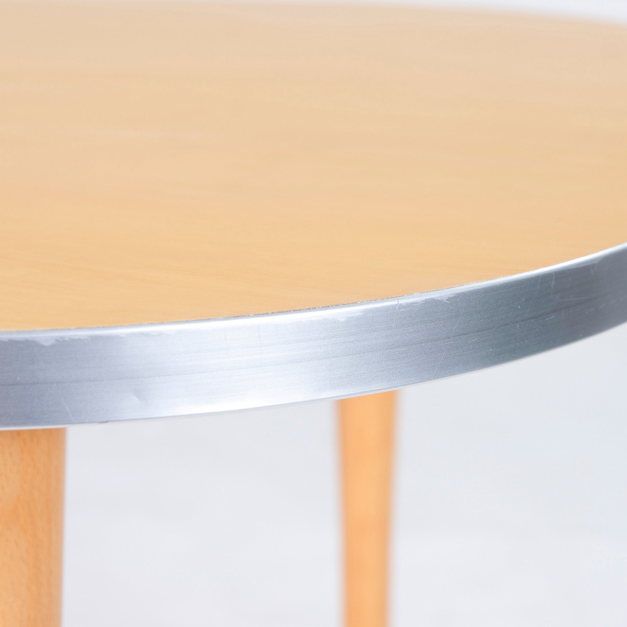 Dining table IDEE CURVED PLYWOOD TABLE Curved plywood table Custom-made Rare Whale table Beech wood
