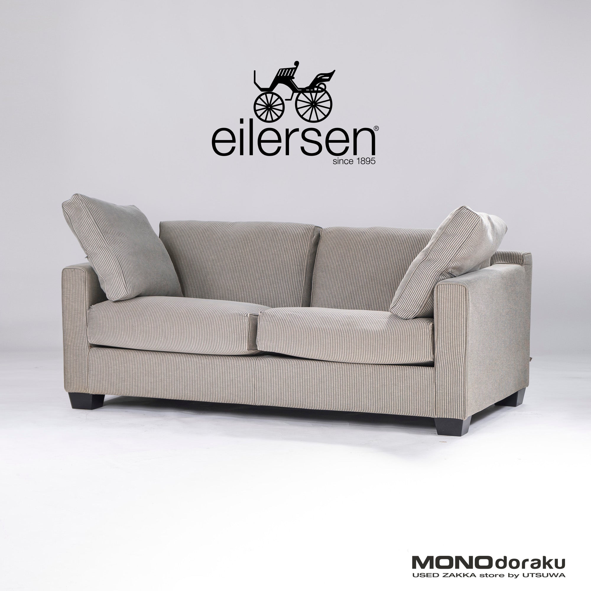 Eilersen sofa, eilersen STOCKHOLM, 2-seater, feather, ACTUS, Nordic, Denmark