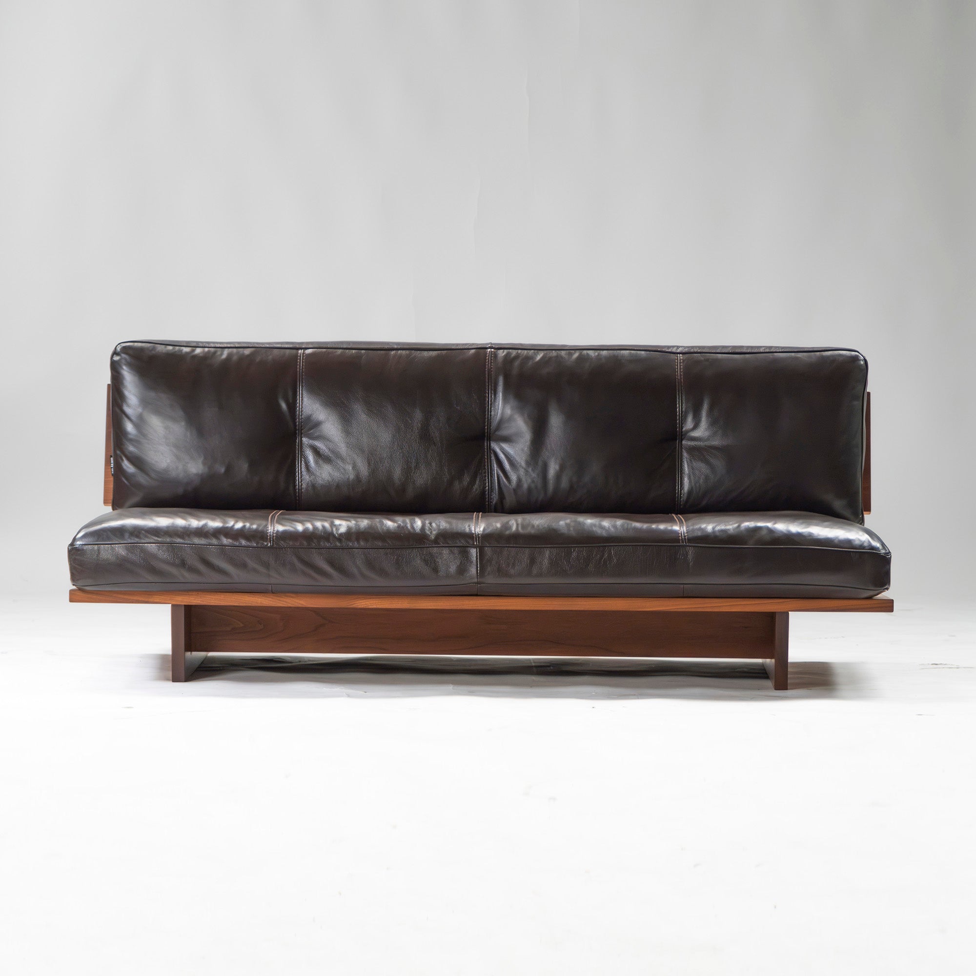 ACTUS sofa ACTUS five by five TILL w160 solid walnut leather genuine leather