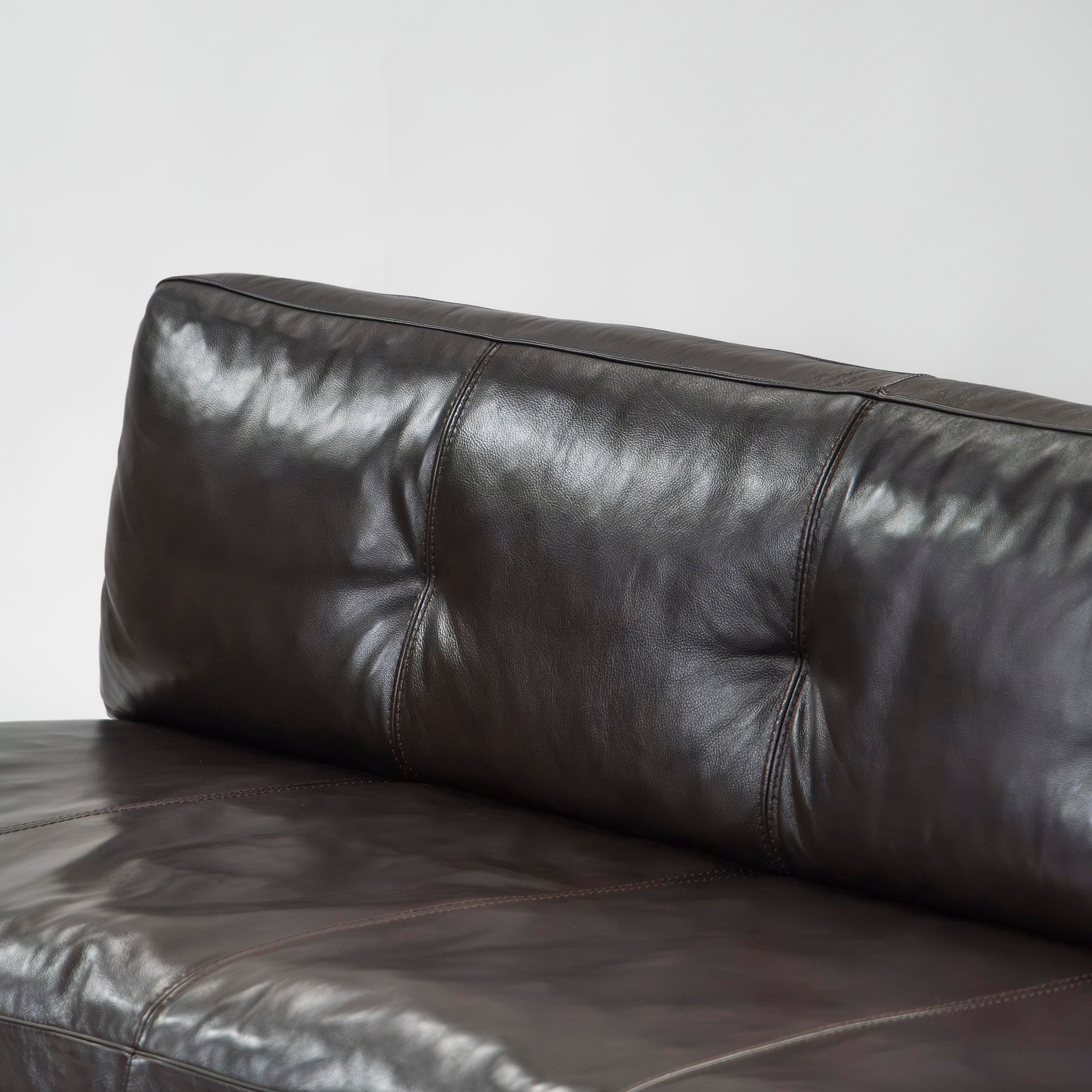 ACTUS sofa ACTUS five by five TILL w160 solid walnut leather genuine leather