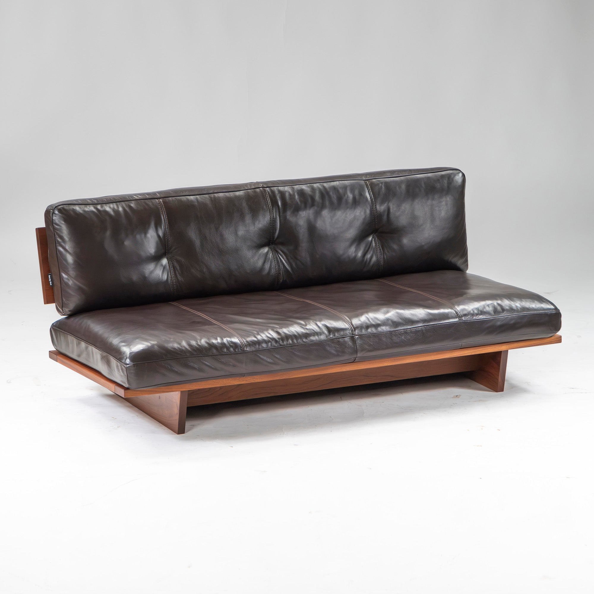 ACTUS sofa ACTUS five by five TILL w160 solid walnut leather genuine leather