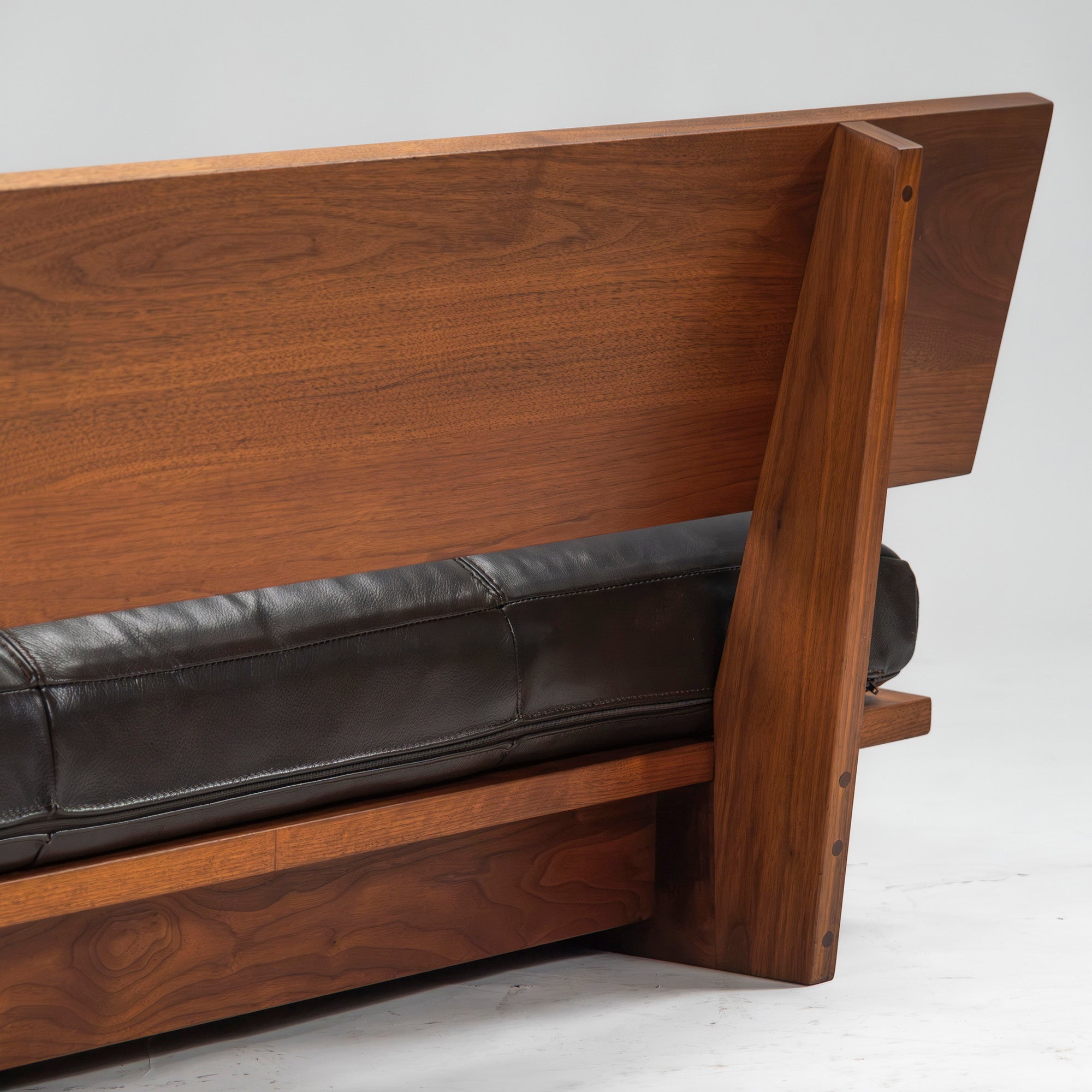 ACTUS sofa ACTUS five by five TILL w160 solid walnut leather genuine leather