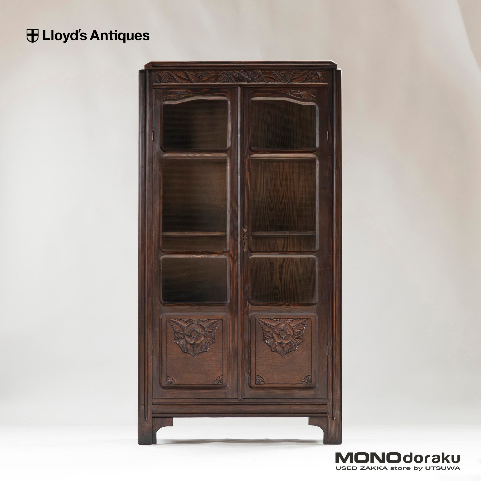 アンティーク キャビネット Lloyd's Antiques ロイズアンティークス ブックケース リビング収納 収納家具 本棚 シェルフ
