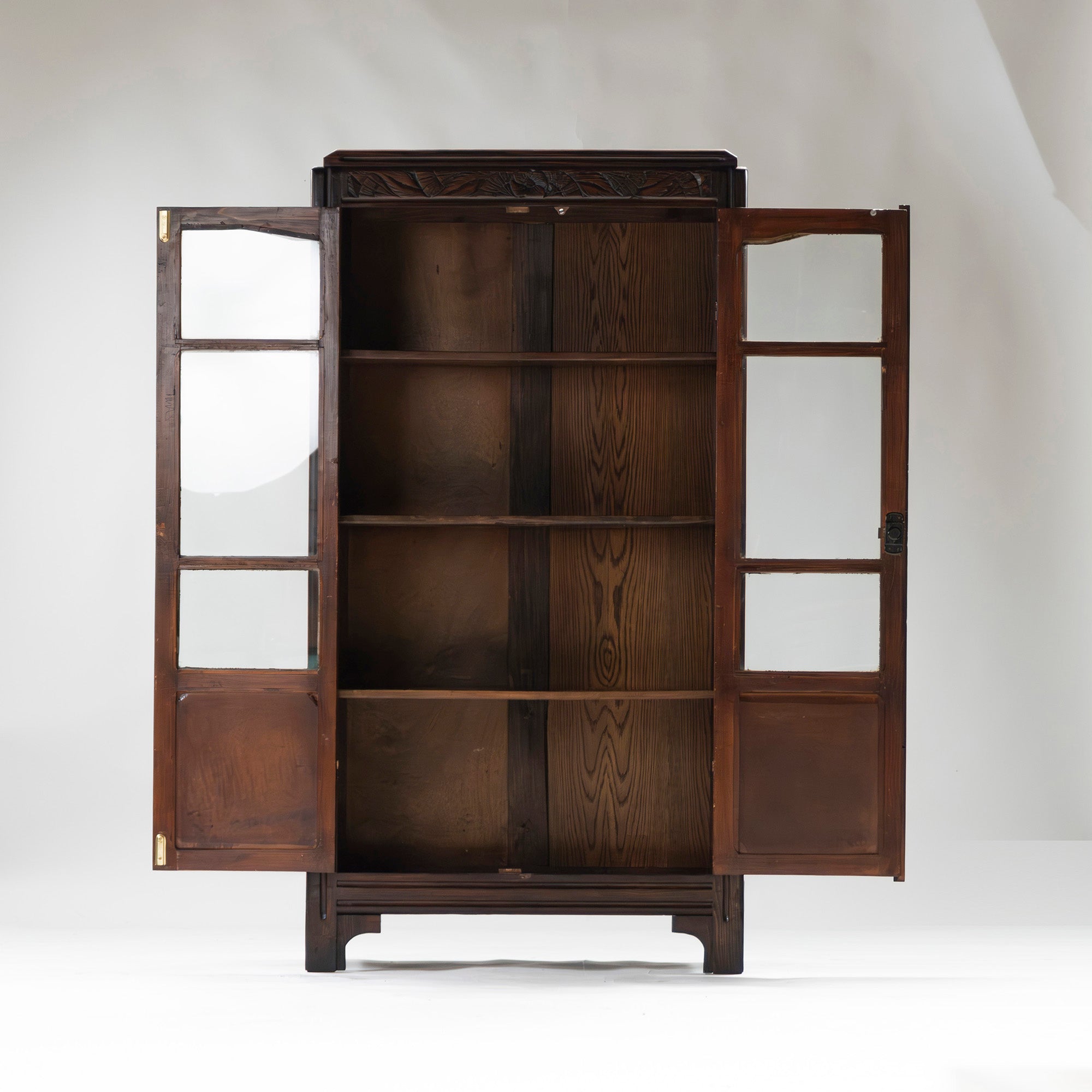 アンティーク キャビネット Lloyd's Antiques ロイズアンティークス ブックケース リビング収納 収納家具 本棚 シェルフ
