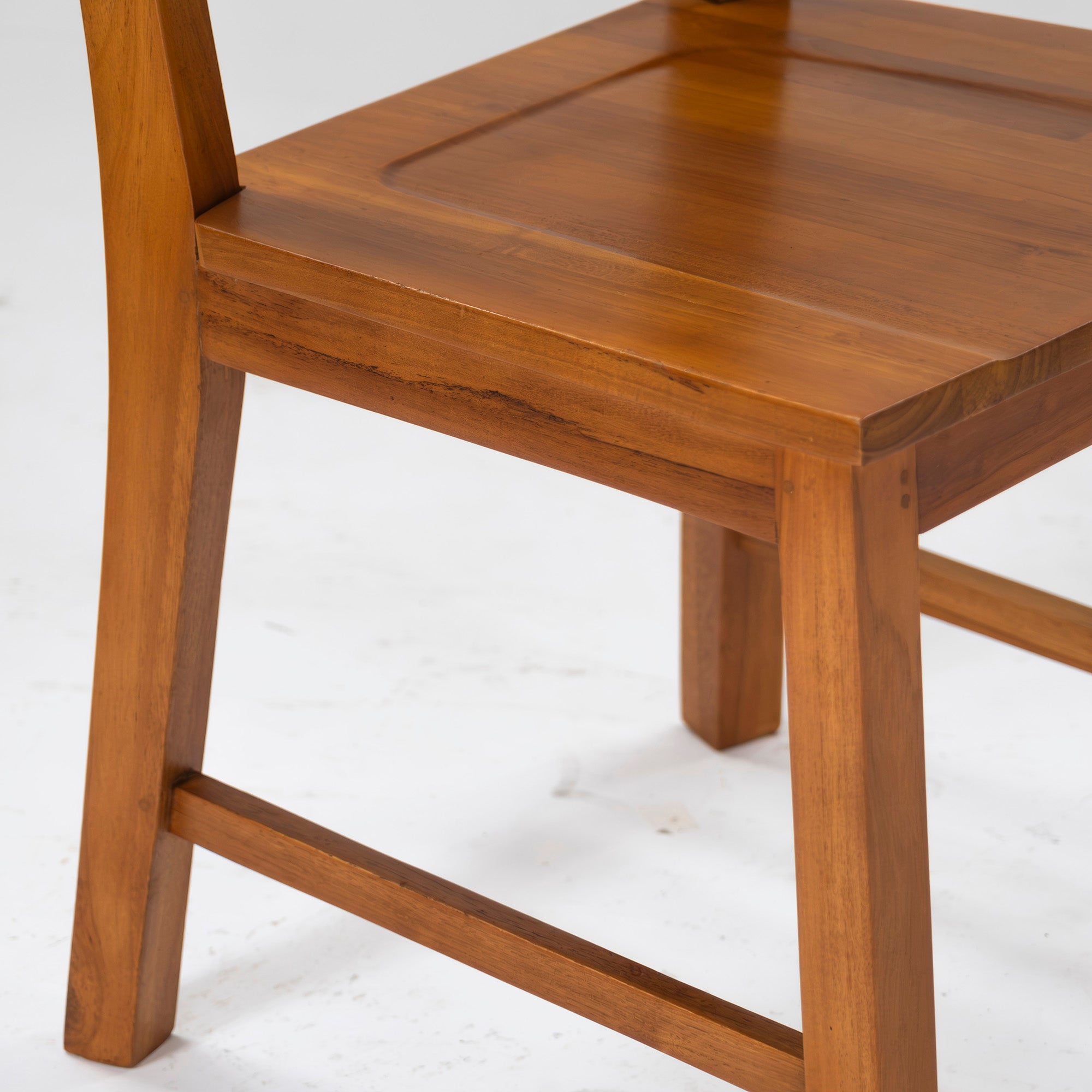 Scantique Dining Chair SCANTEAK PACIFIC Dining Chair Solid Teak (1) Natural Modern Simple Nordic