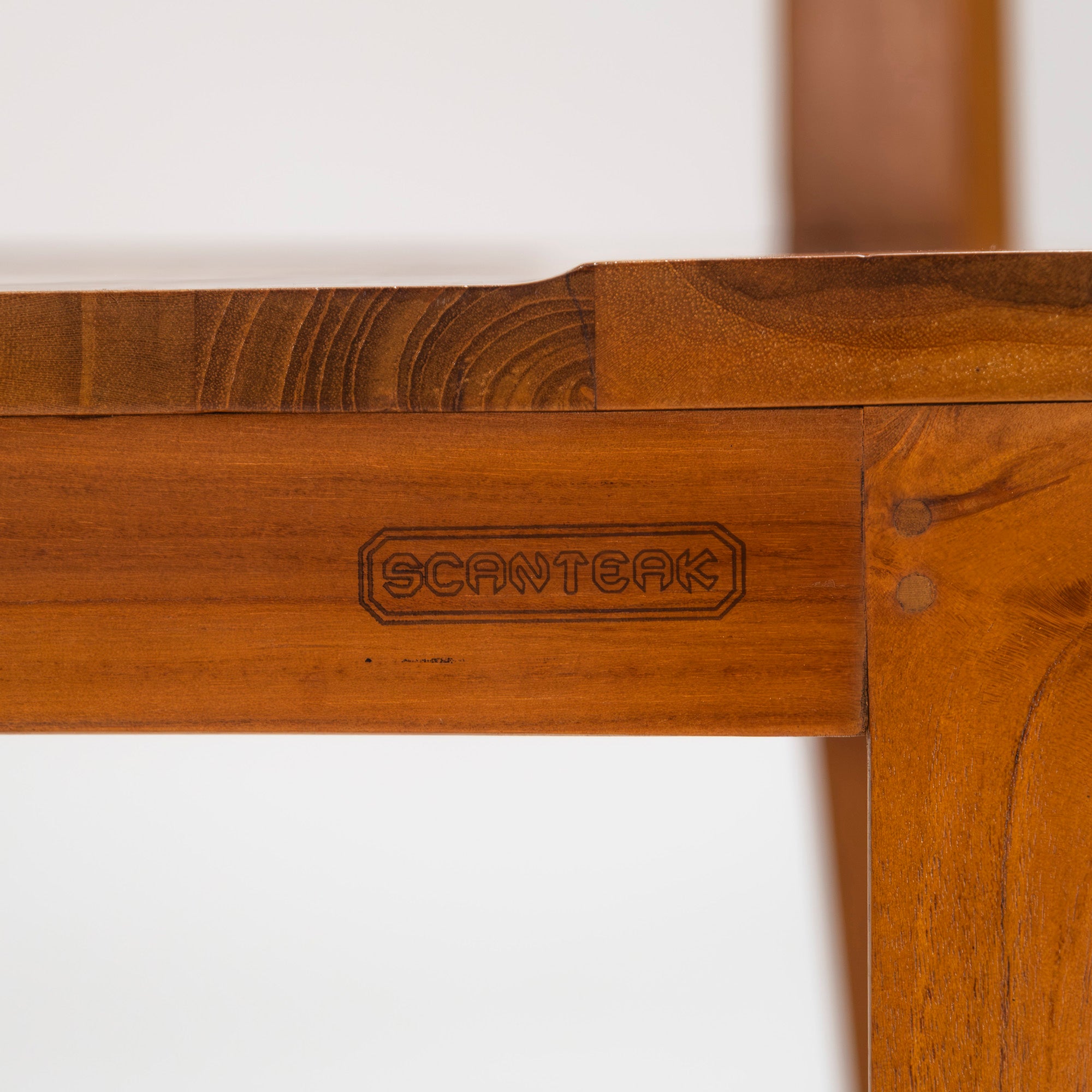 Scantique Dining Chair SCANTEAK PACIFIC Dining Chair Solid Teak (1) Natural Modern Simple Nordic