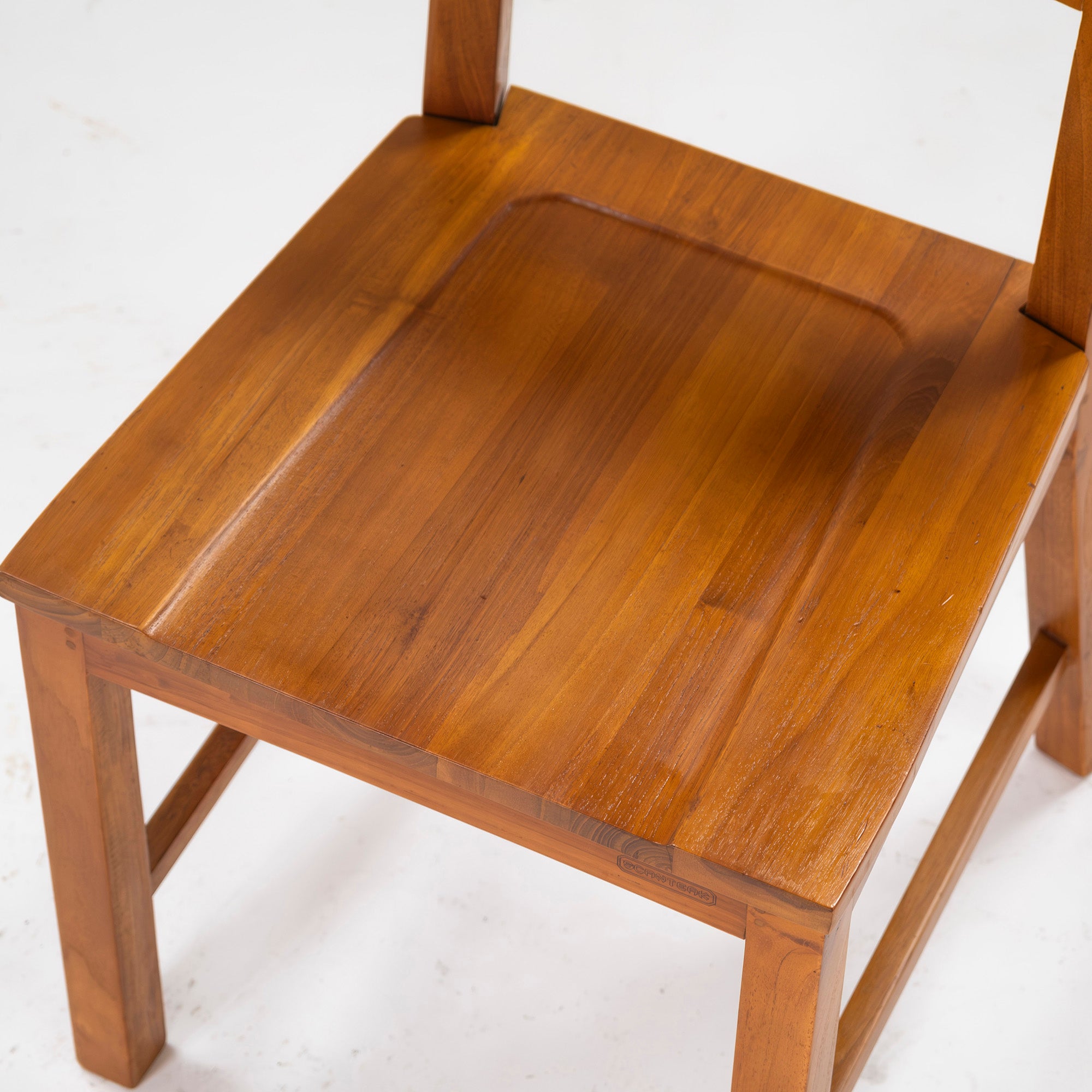 Scantique Dining Chair SCANTEAK PACIFIC Dining Chair Solid Teak (1) Natural Modern Simple Nordic