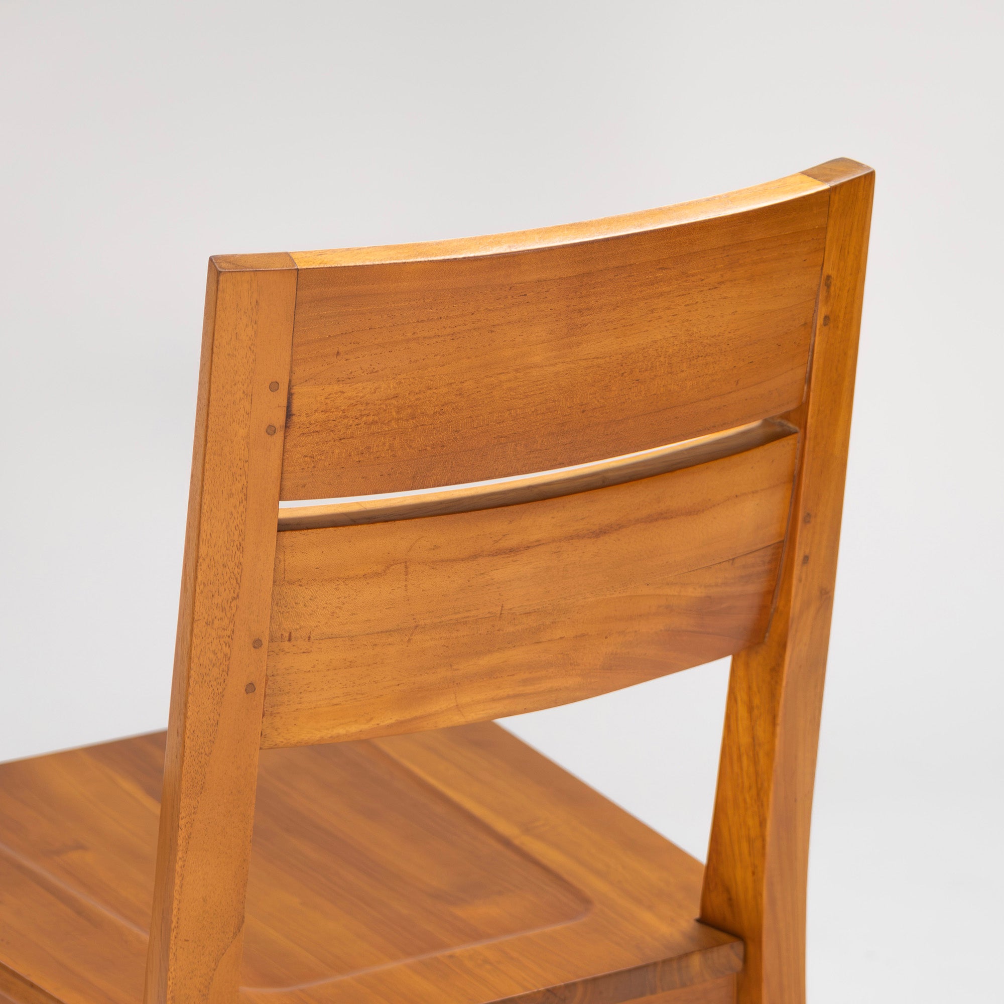 Scantique Dining Chair SCANTEAK PACIFIC Dining Chair Solid Teak (1) Natural Modern Simple Nordic