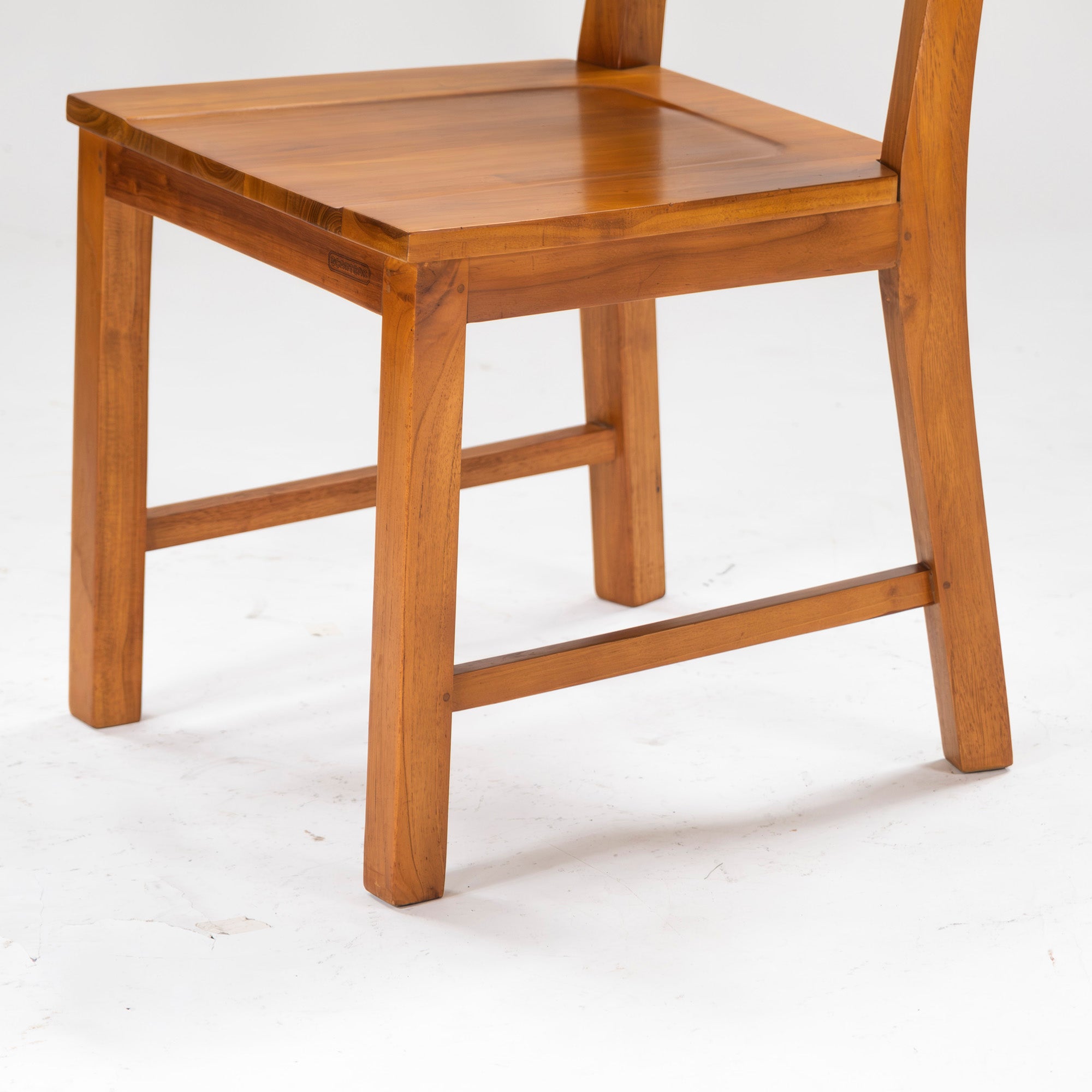 Scantique Dining Chair SCANTEAK PACIFIC Dining Chair Solid Teak (1) Natural Modern Simple Nordic