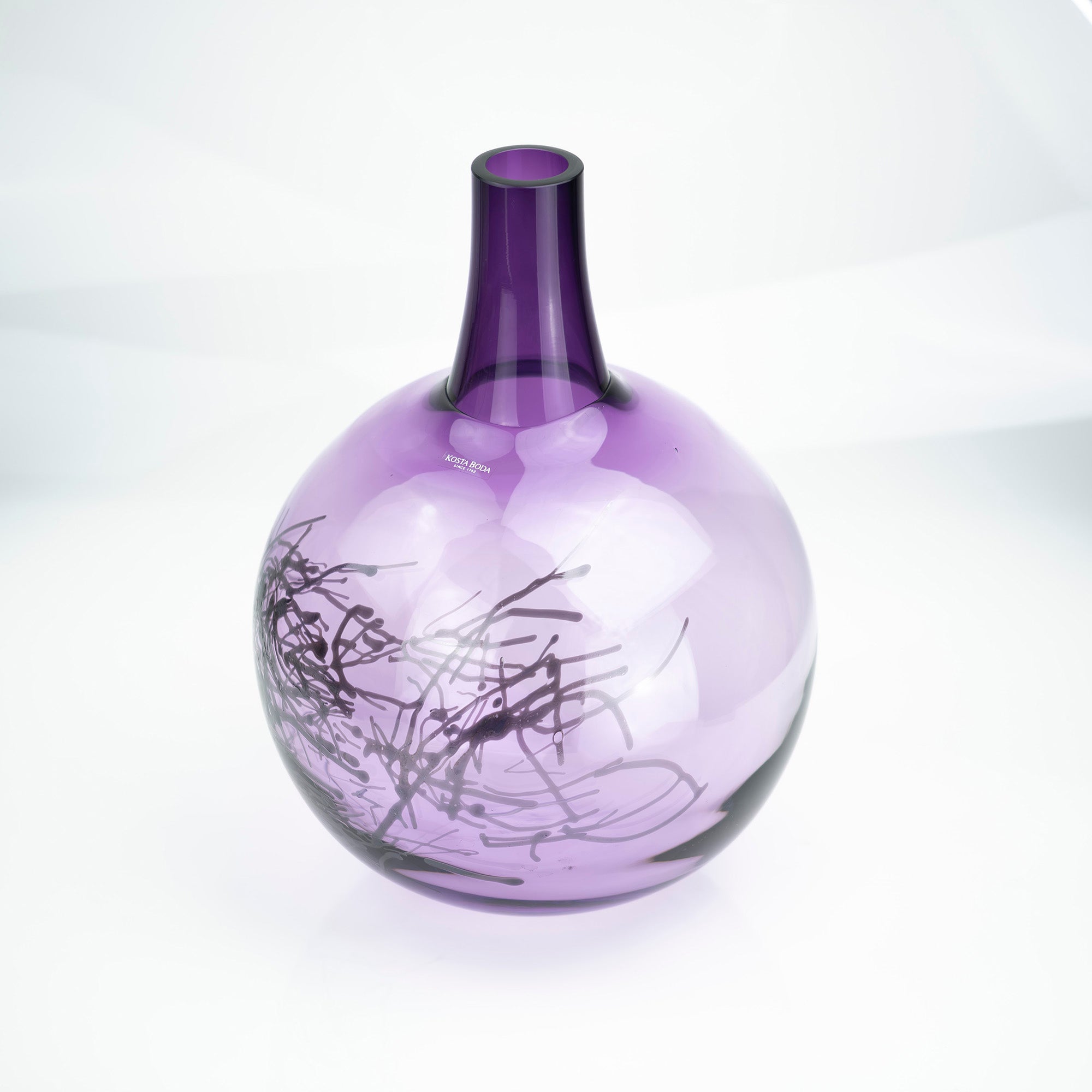 Kosta Boda GUNNEL SAHLIN "Scribble" Object Flower Vase 2005
