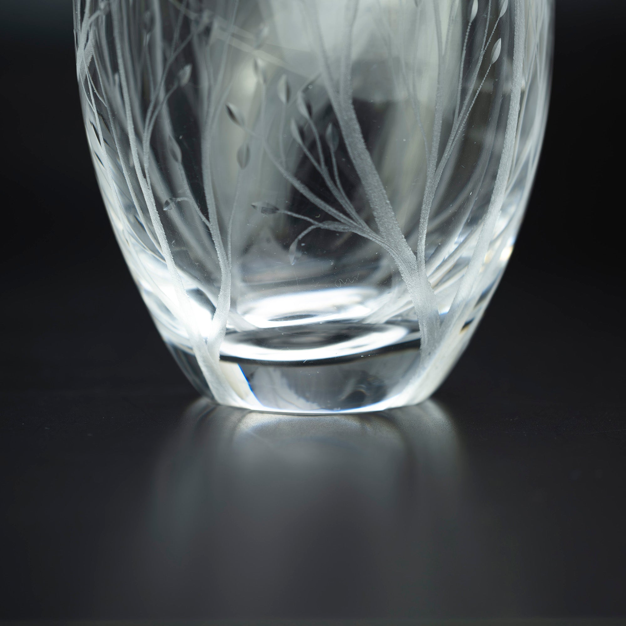 Kosta Boda Vicke Lindstrand Crystal Flower Vase 1960s