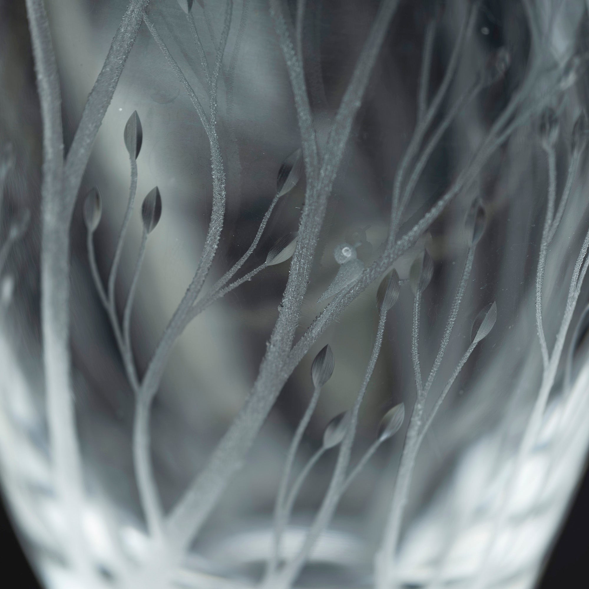 Kosta Boda Vicke Lindstrand Crystal Flower Vase 1960s