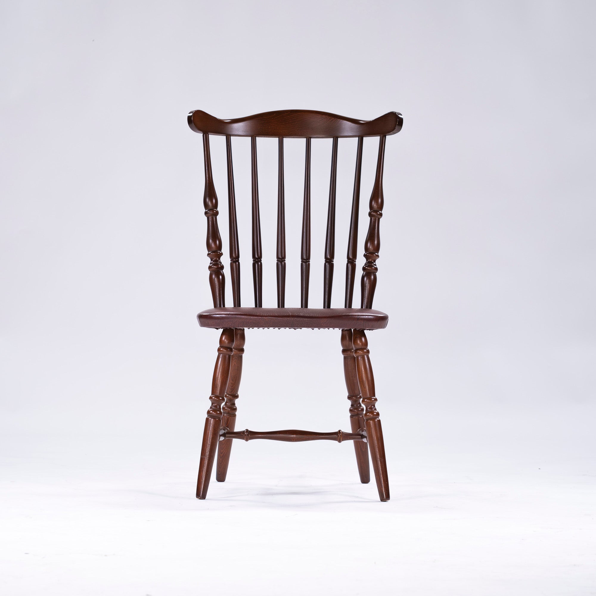 Hida Furniture WINDS Taihei Dining Chair Beech Wood Beech Wood Synthetic Leather Upholstery British Windsor Style Country Style Classic Design