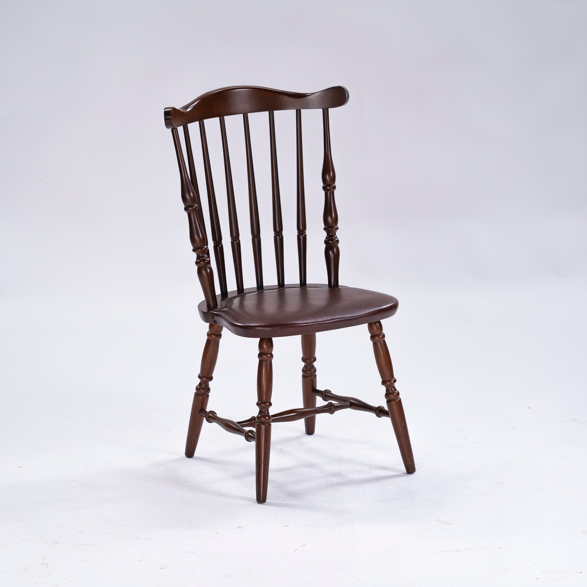Hida Furniture WINDS Taihei Dining Chair Beech Wood Beech Wood Synthetic Leather Upholstery British Windsor Style Country Style Classic Design