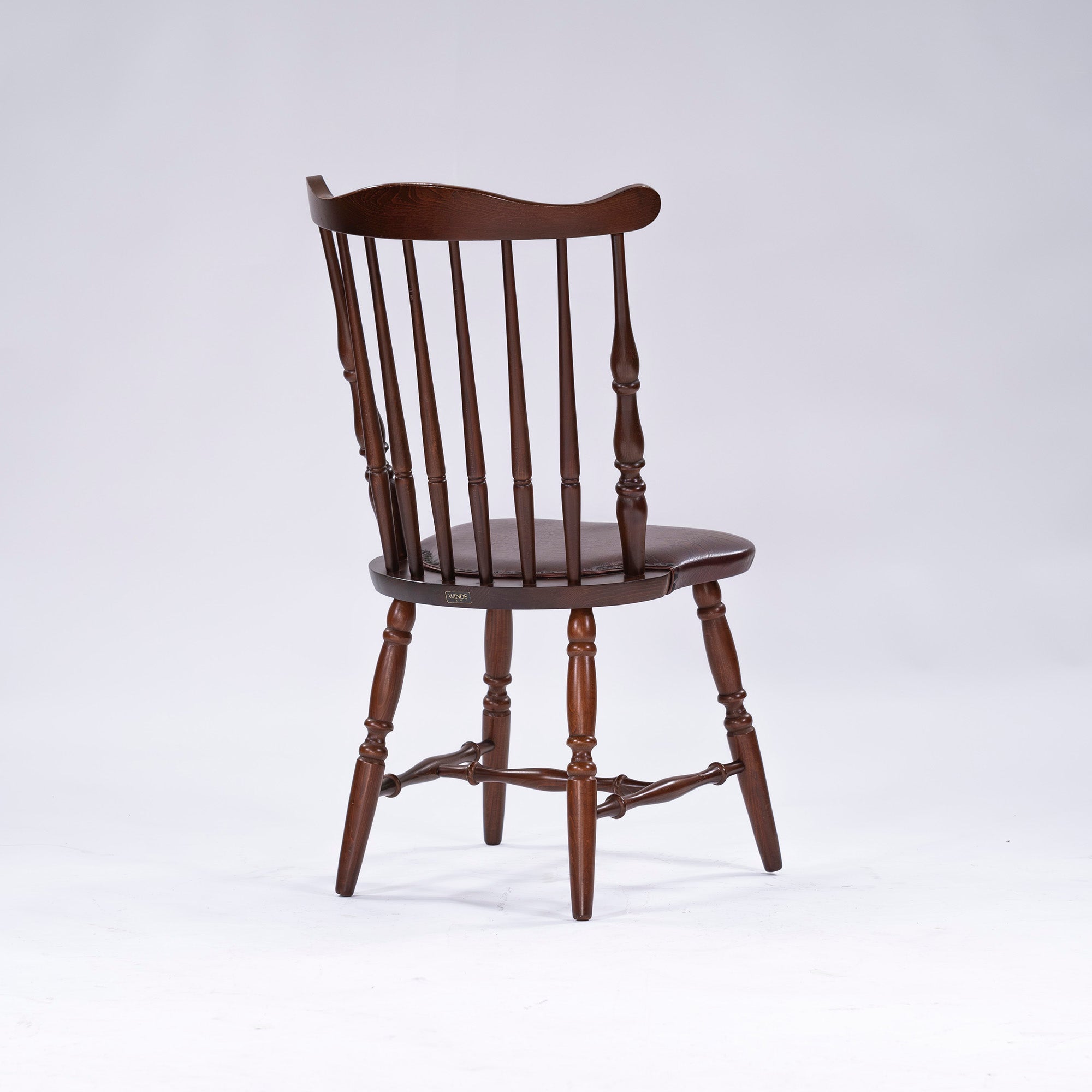 Hida Furniture WINDS Taihei Dining Chair Beech Wood Beech Wood Synthetic Leather Upholstery British Windsor Style Country Style Classic Design