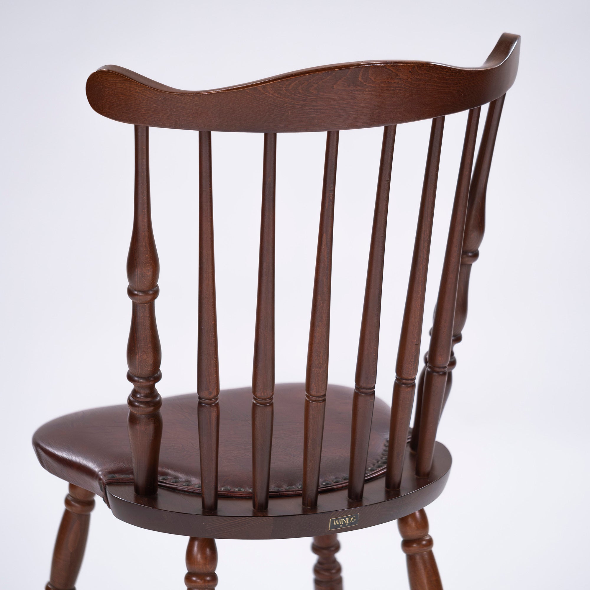 Hida Furniture WINDS Taihei Dining Chair Beech Wood Beech Wood Synthetic Leather Upholstery British Windsor Style Country Style Classic Design