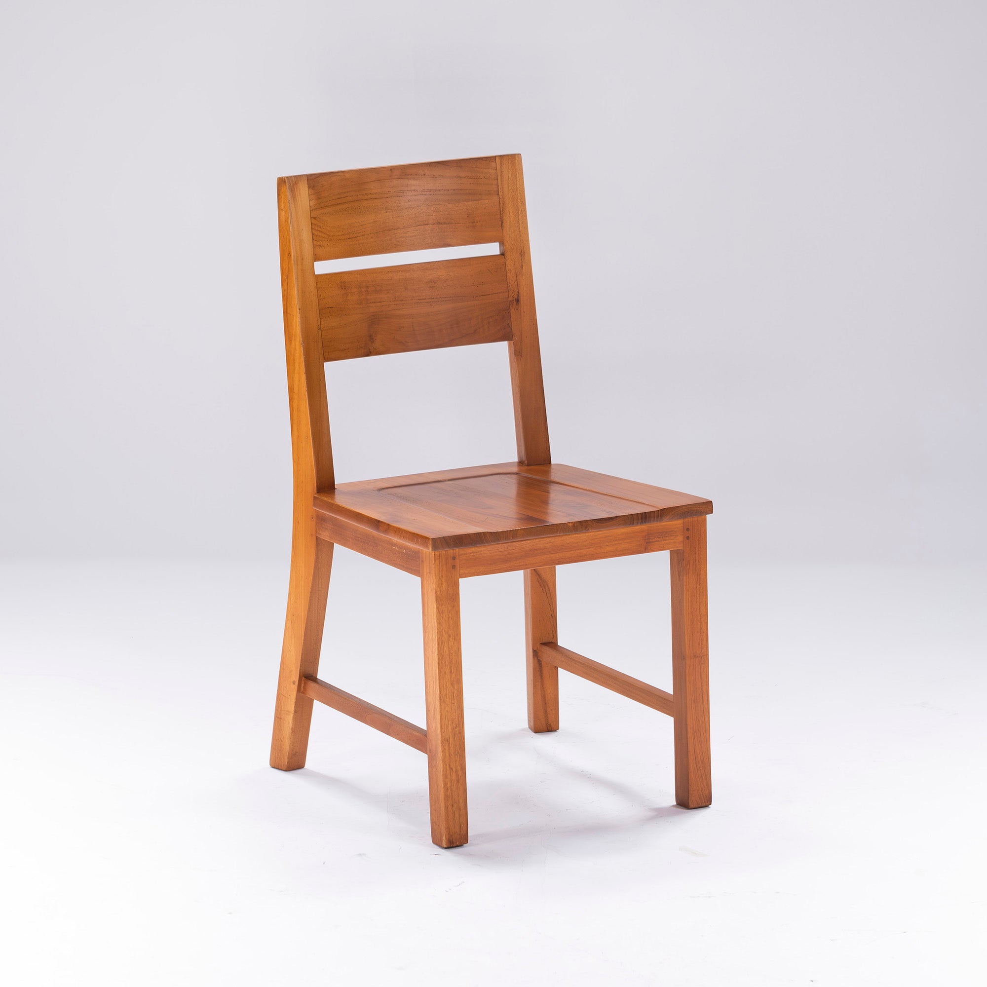 Scantique Dining Chair SCANTEAK PACIFIC Dining Chair Solid Teak (1) Natural Modern Simple Nordic
