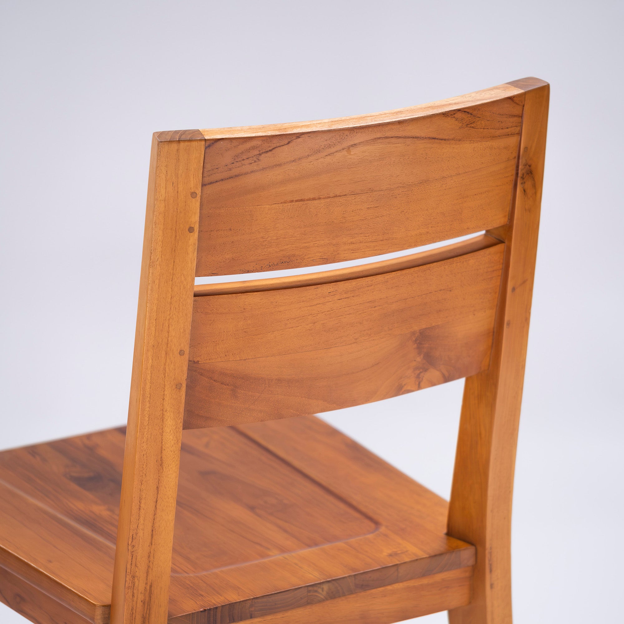 Scantique Dining Chair SCANTEAK PACIFIC Dining Chair Solid Teak (1) Natural Modern Simple Nordic