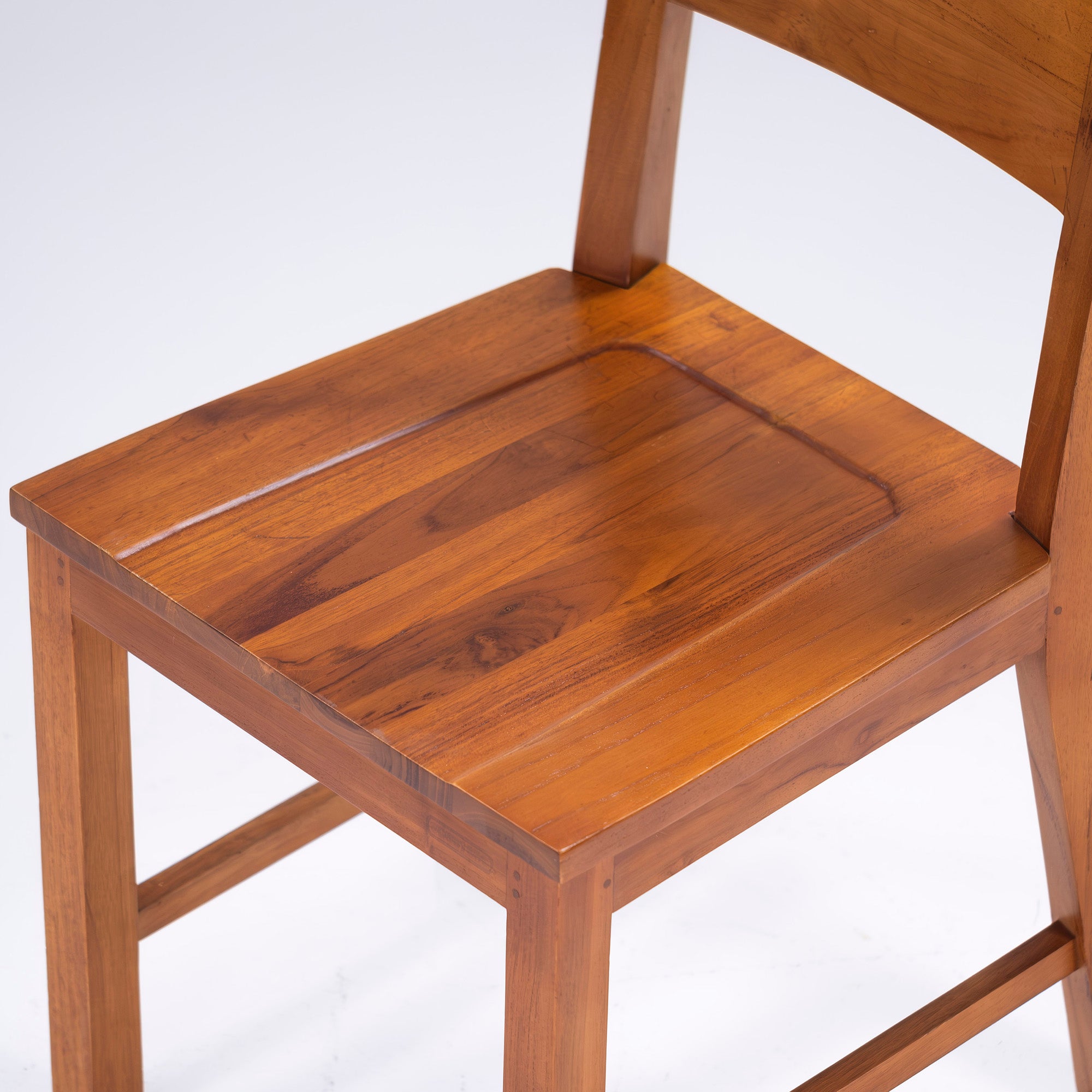 Scantique Dining Chair SCANTEAK PACIFIC Dining Chair Solid Teak (1) Natural Modern Simple Nordic