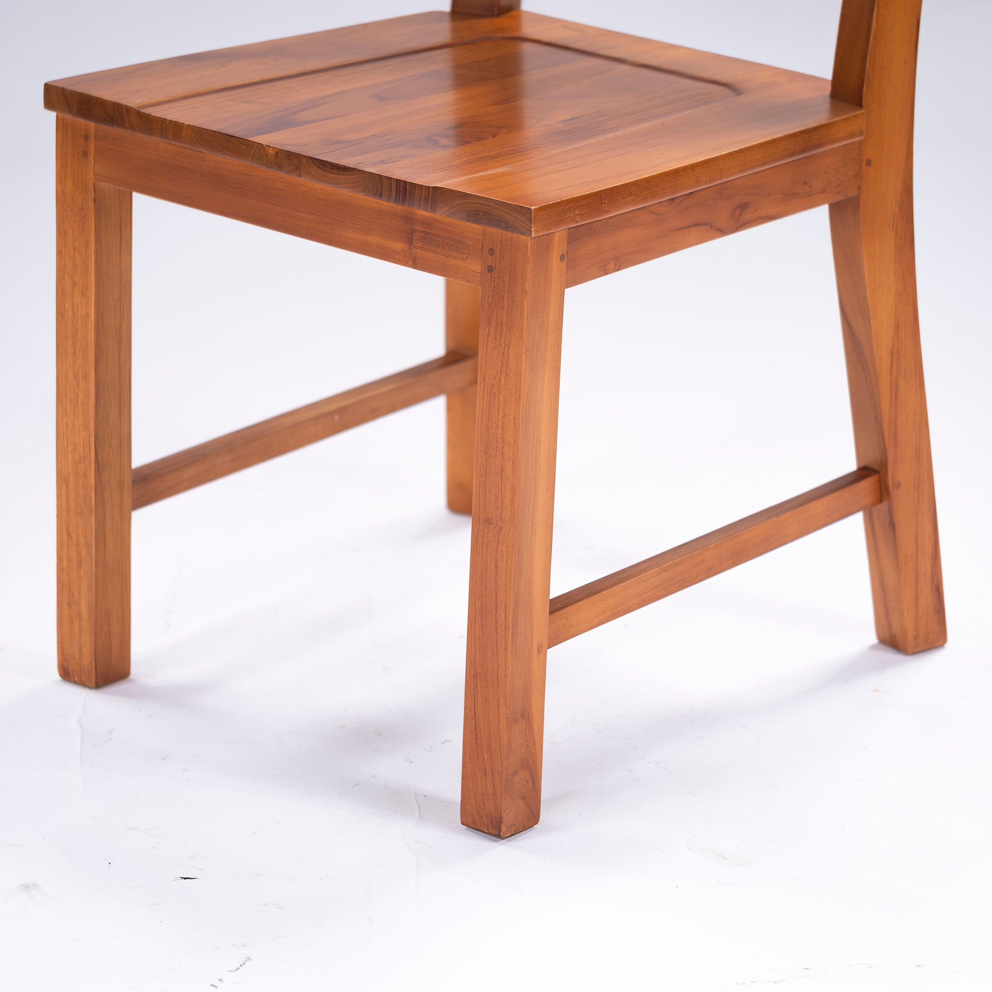 Scantique Dining Chair SCANTEAK PACIFIC Dining Chair Solid Teak (1) Natural Modern Simple Nordic