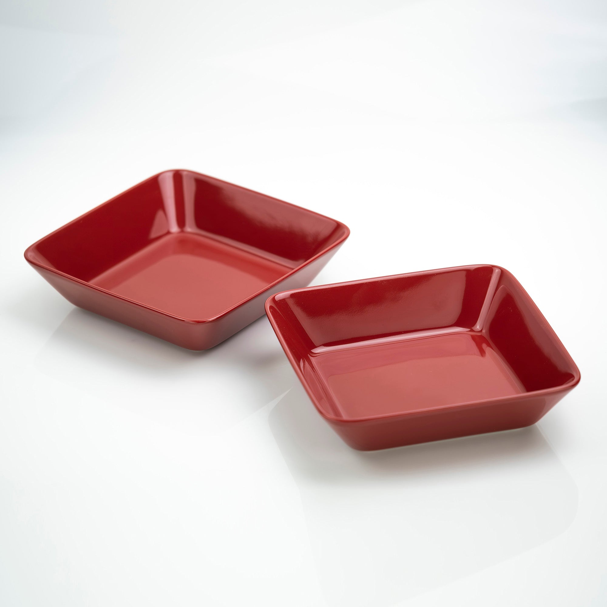 イッタラ ティーマ iittala Teema スクエアプレート レッド 2枚組 廃盤色 (2)